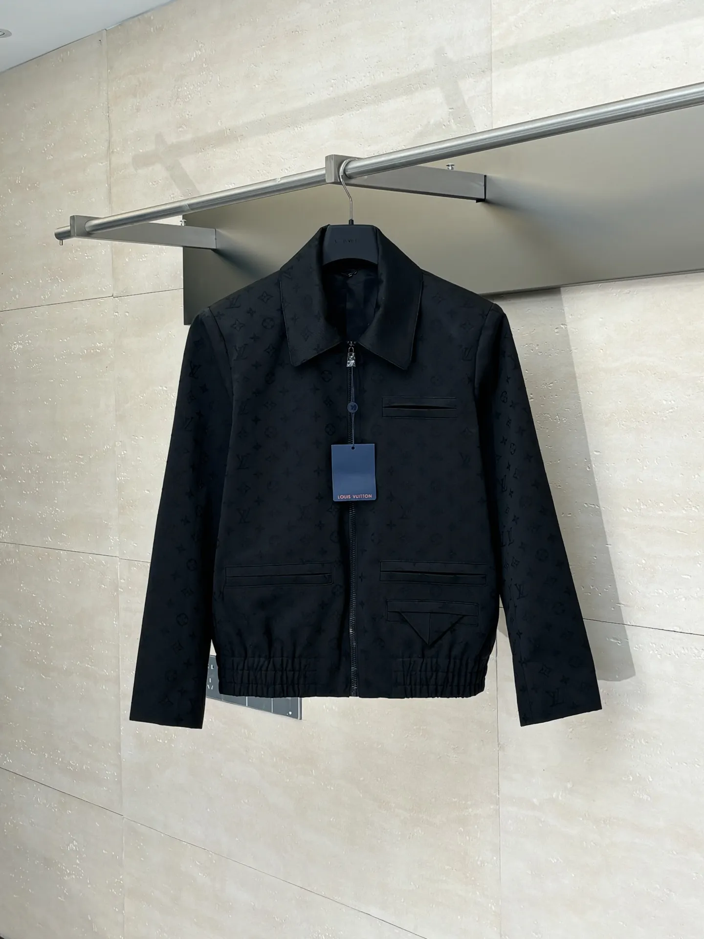 Monogram Jacquard Harrington Jacket D40015154