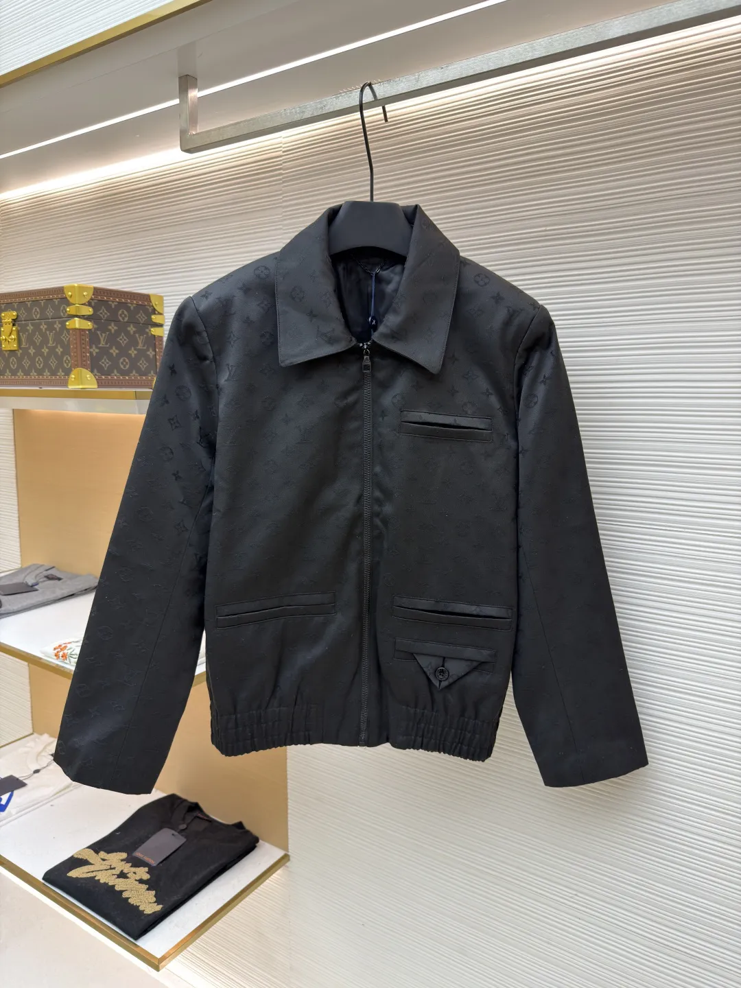 Monogram Jacquard Harrington Jacket D40015143