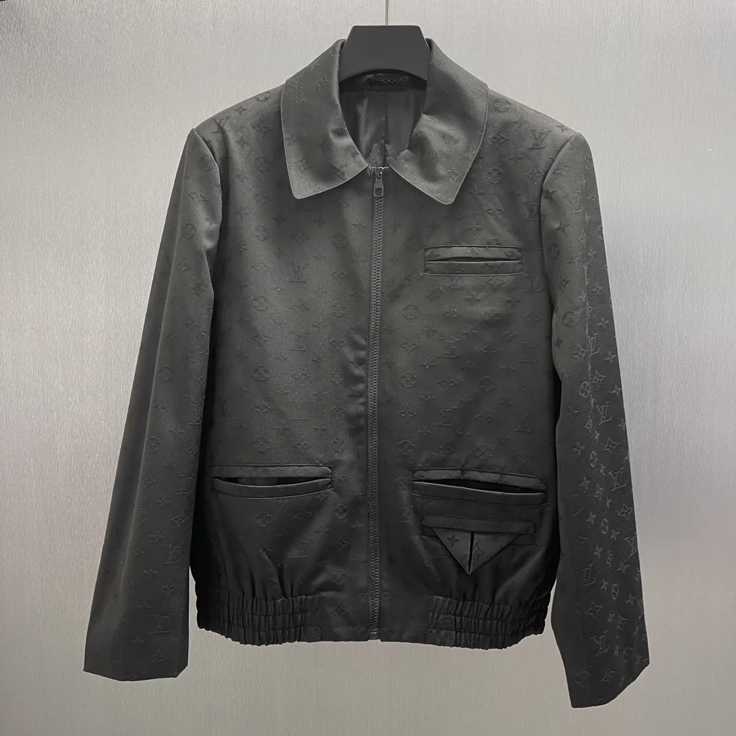 Monogram Jacquard Zip-Up Blouson Jacket D40015153