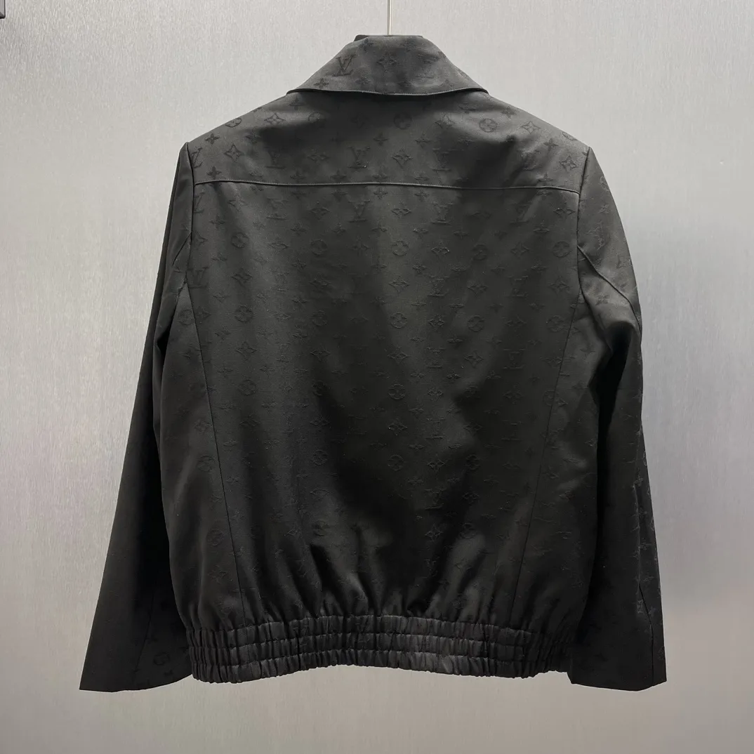 Monogram Jacquard Zip-Up Blouson Jacket D40015153 — view 2