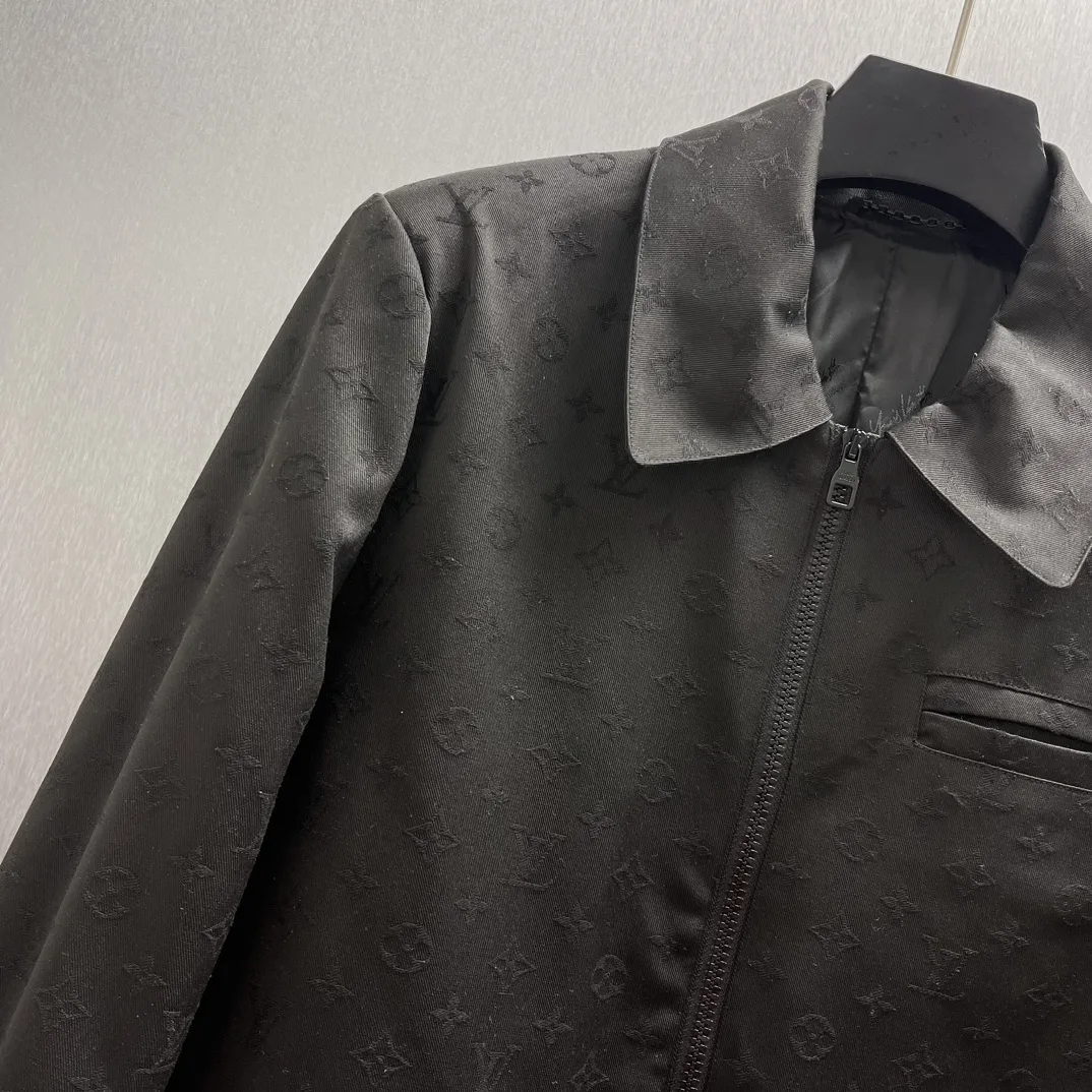 Monogram Jacquard Zip-Up Blouson Jacket D40015153 — view 3