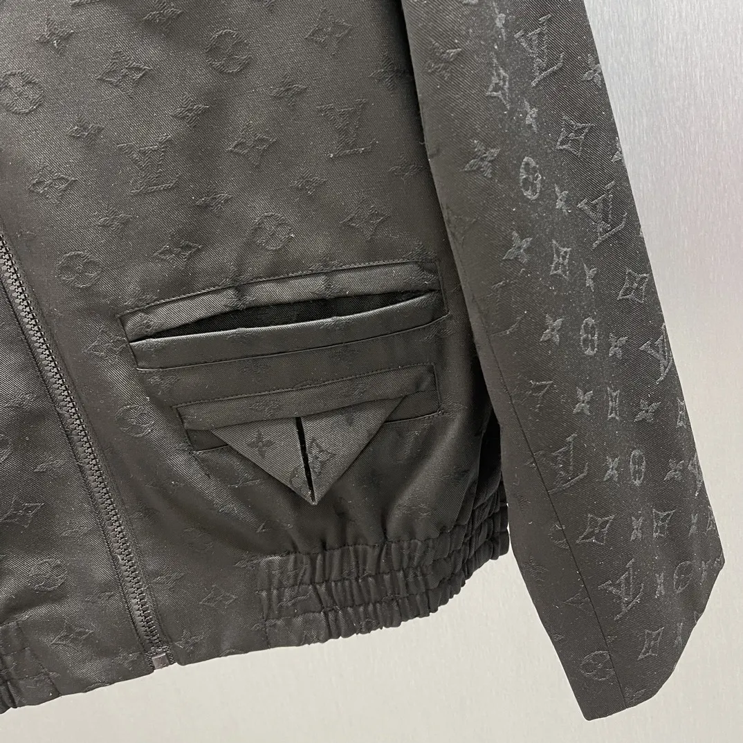 Monogram Jacquard Zip-Up Blouson Jacket D40015153 — view 6