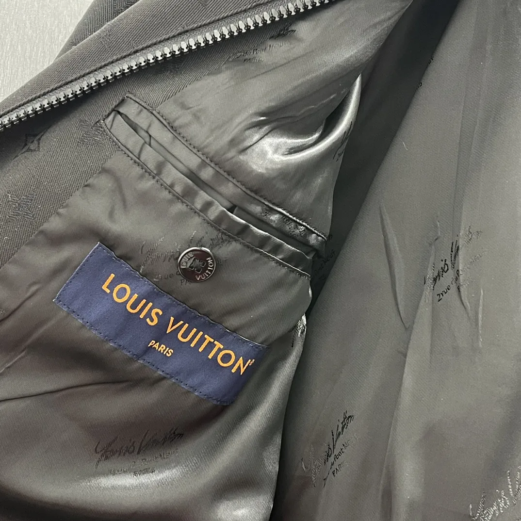 Monogram Jacquard Zip-Up Blouson Jacket D40015153 — view 8