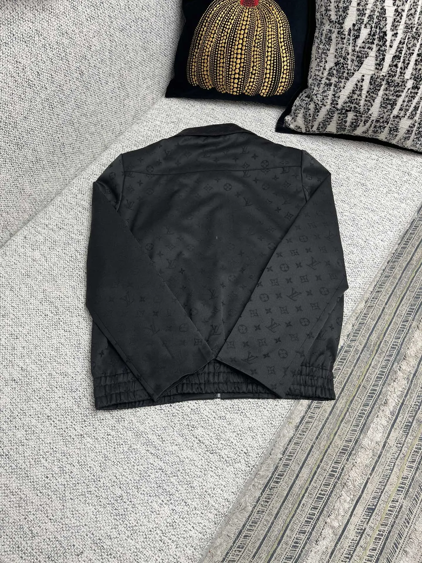 Monogram Jacquard Zip-Up Blouson Jacket D40015147 — view 2