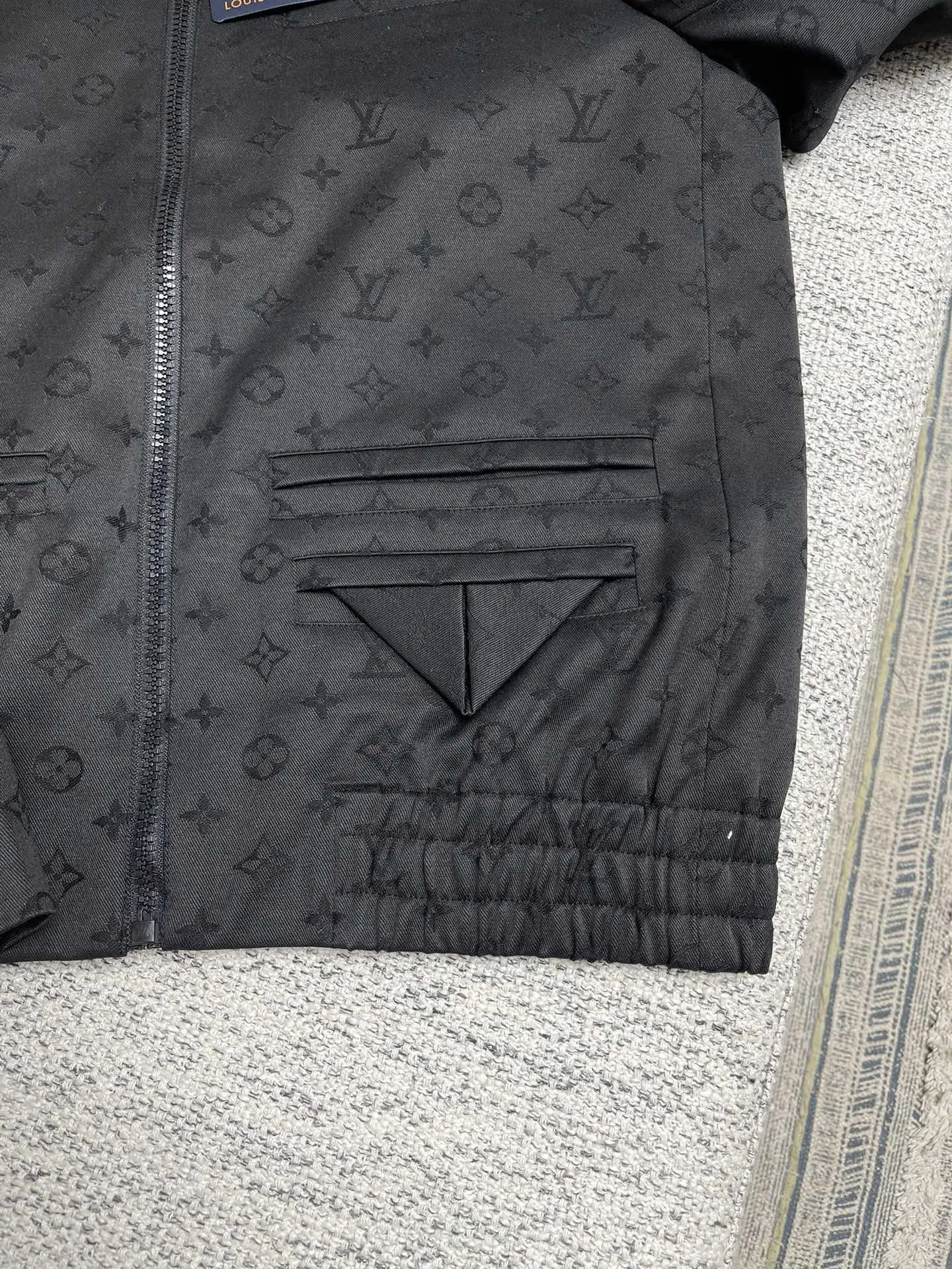 Monogram Jacquard Zip-Up Blouson Jacket D40015147 — view 5