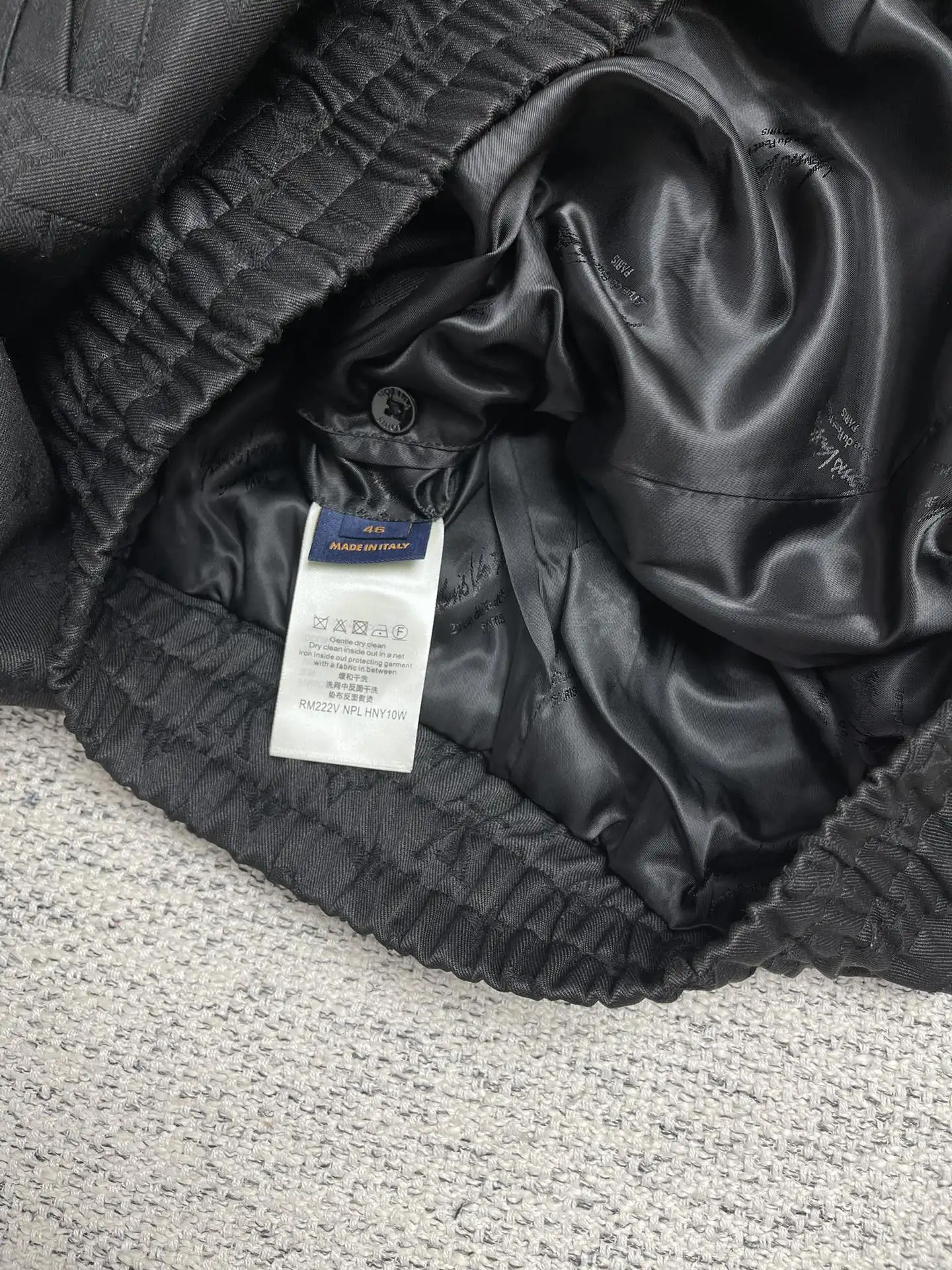 Monogram Jacquard Zip-Up Blouson Jacket D40015147 — view 8