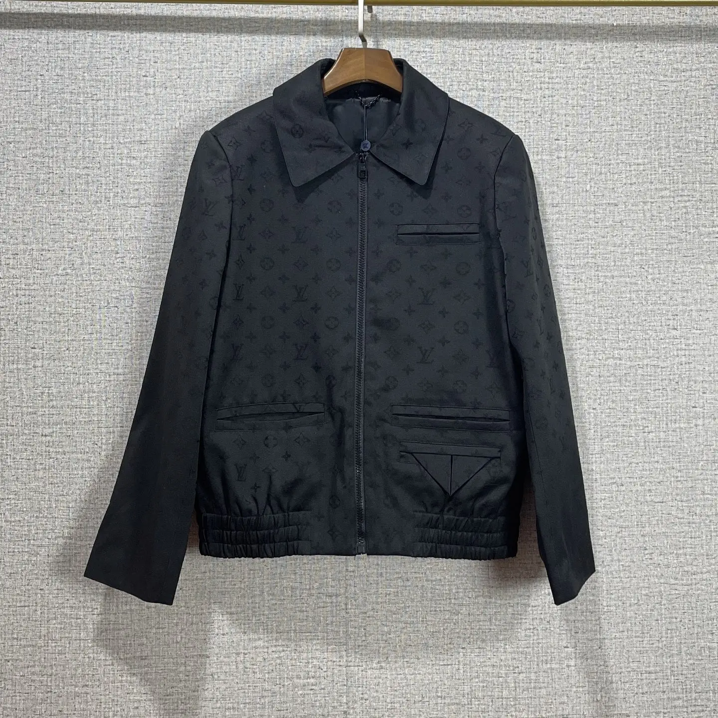 Monogram Jacquard Zip-Up Blouson Jacket D40015151