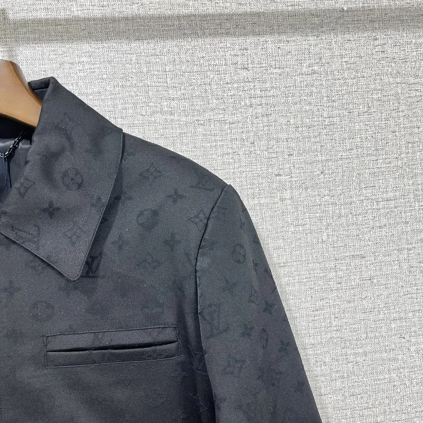 Monogram Jacquard Zip-Up Blouson Jacket D40015151 — view 4