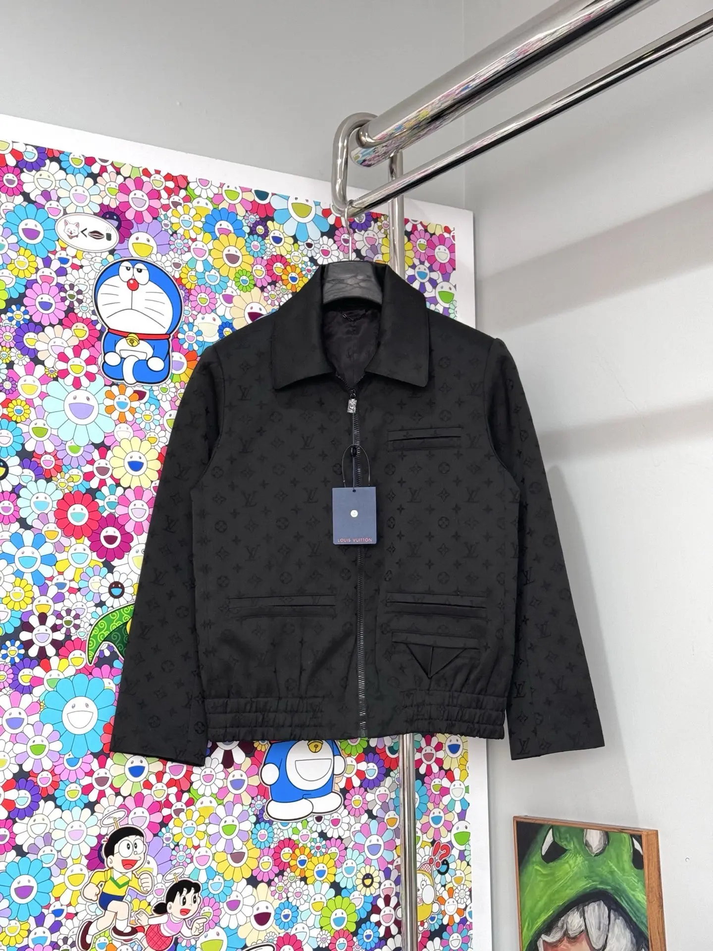 Monogram Jacquard Zip-Up Blouson Jacket D40015141