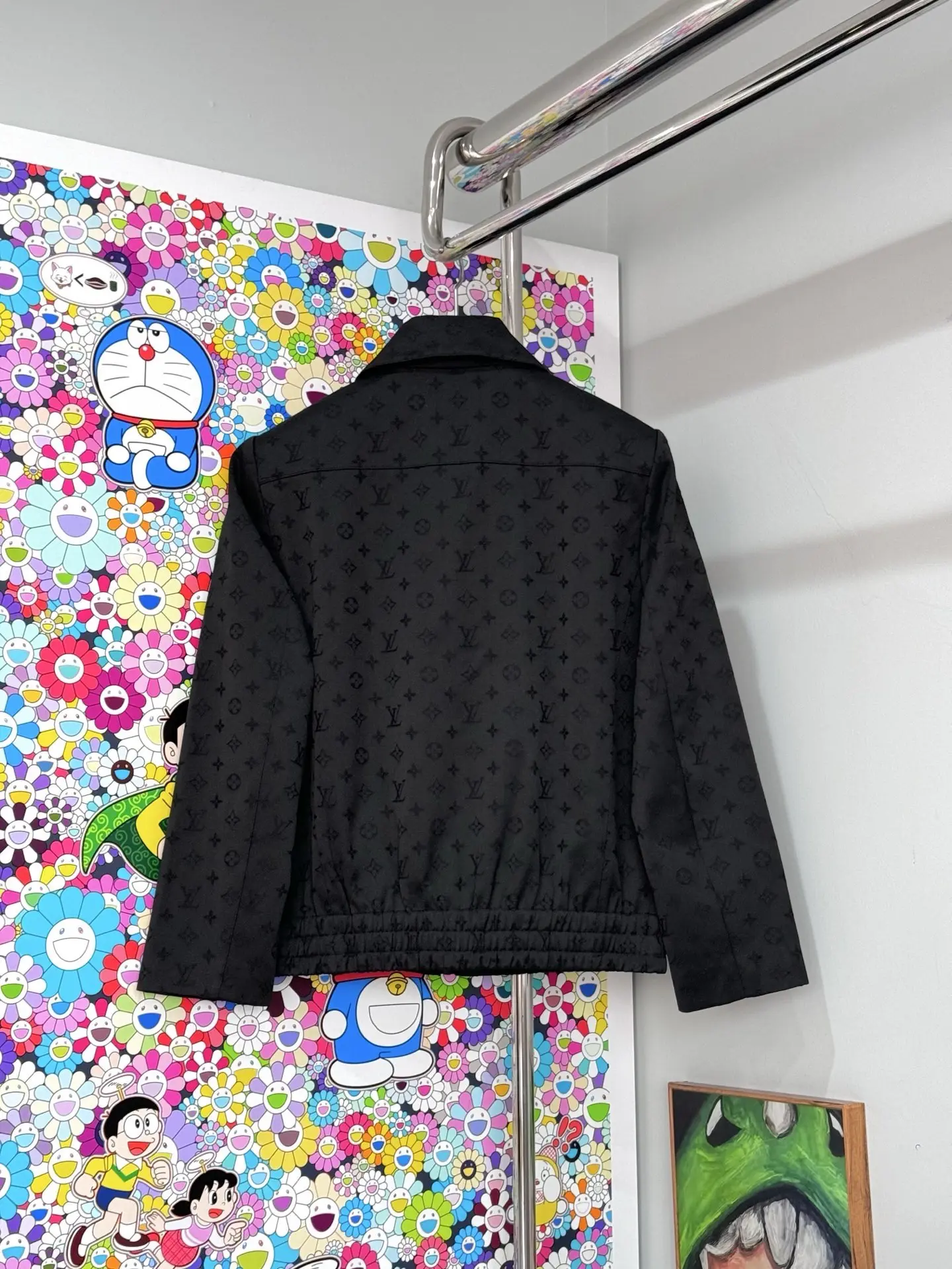 Monogram Jacquard Zip-Up Blouson Jacket D40015141 — view 2