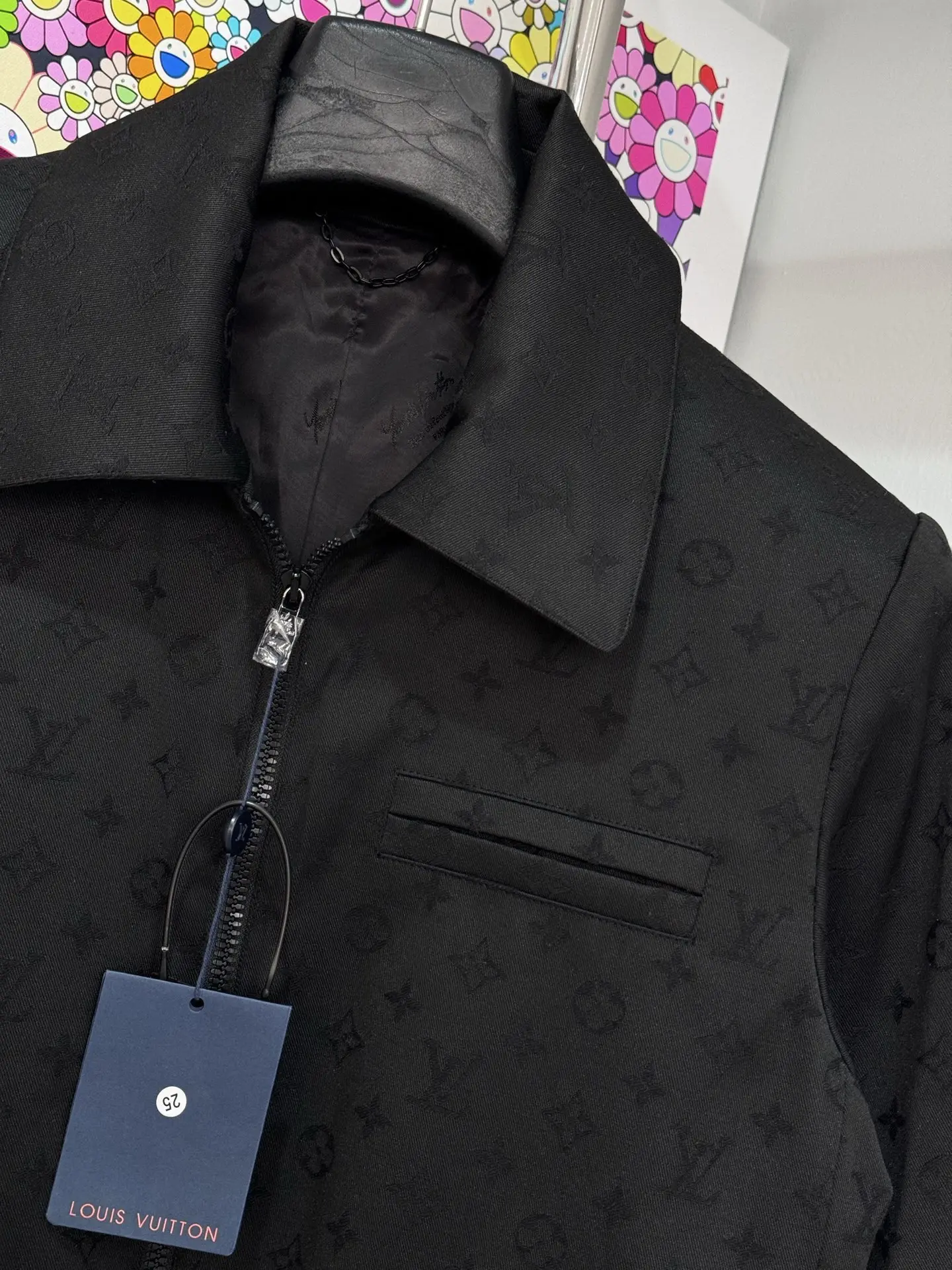 Monogram Jacquard Zip-Up Blouson Jacket D40015141 — view 3