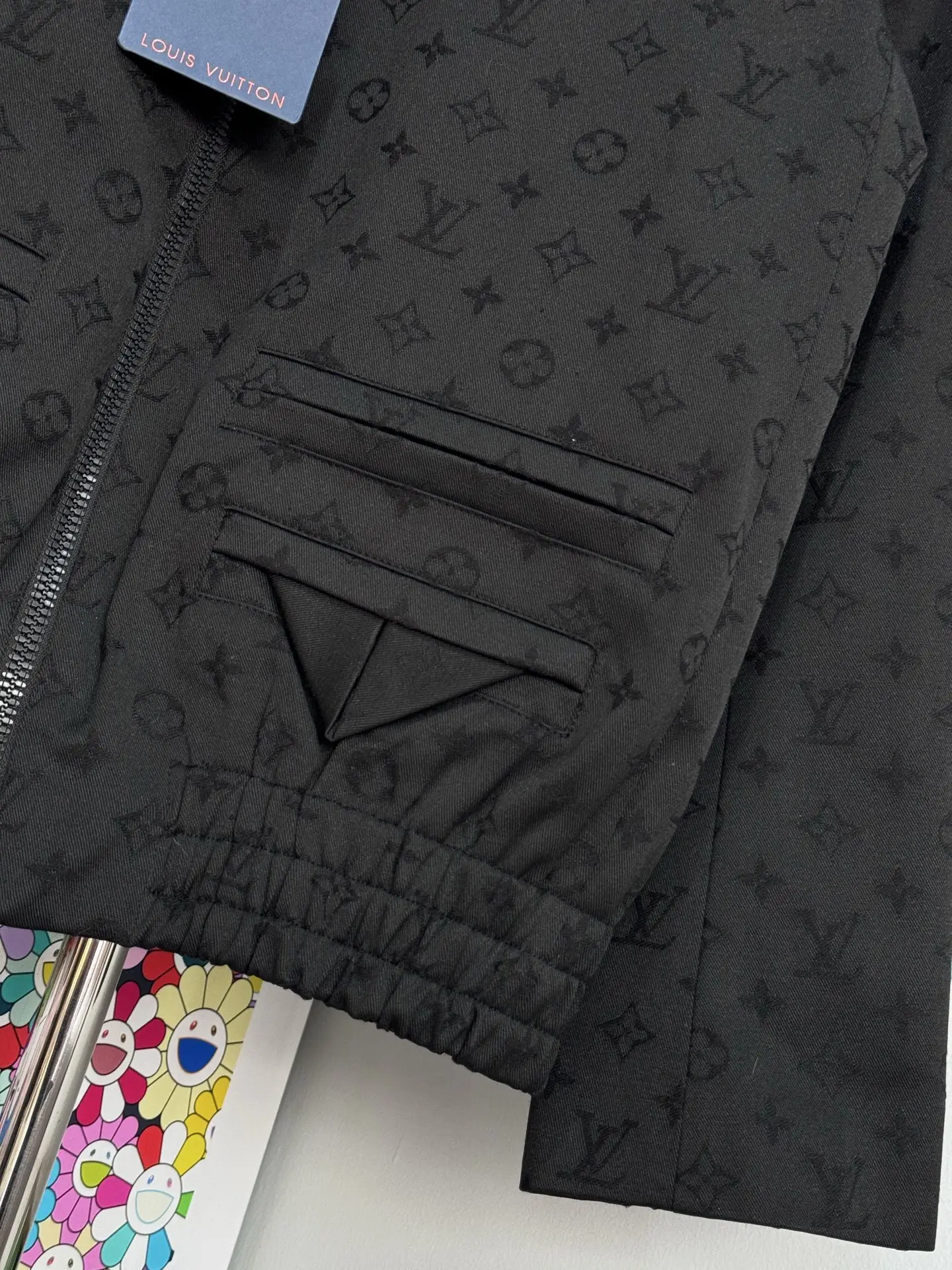 Monogram Jacquard Zip-Up Blouson Jacket D40015141 — view 4