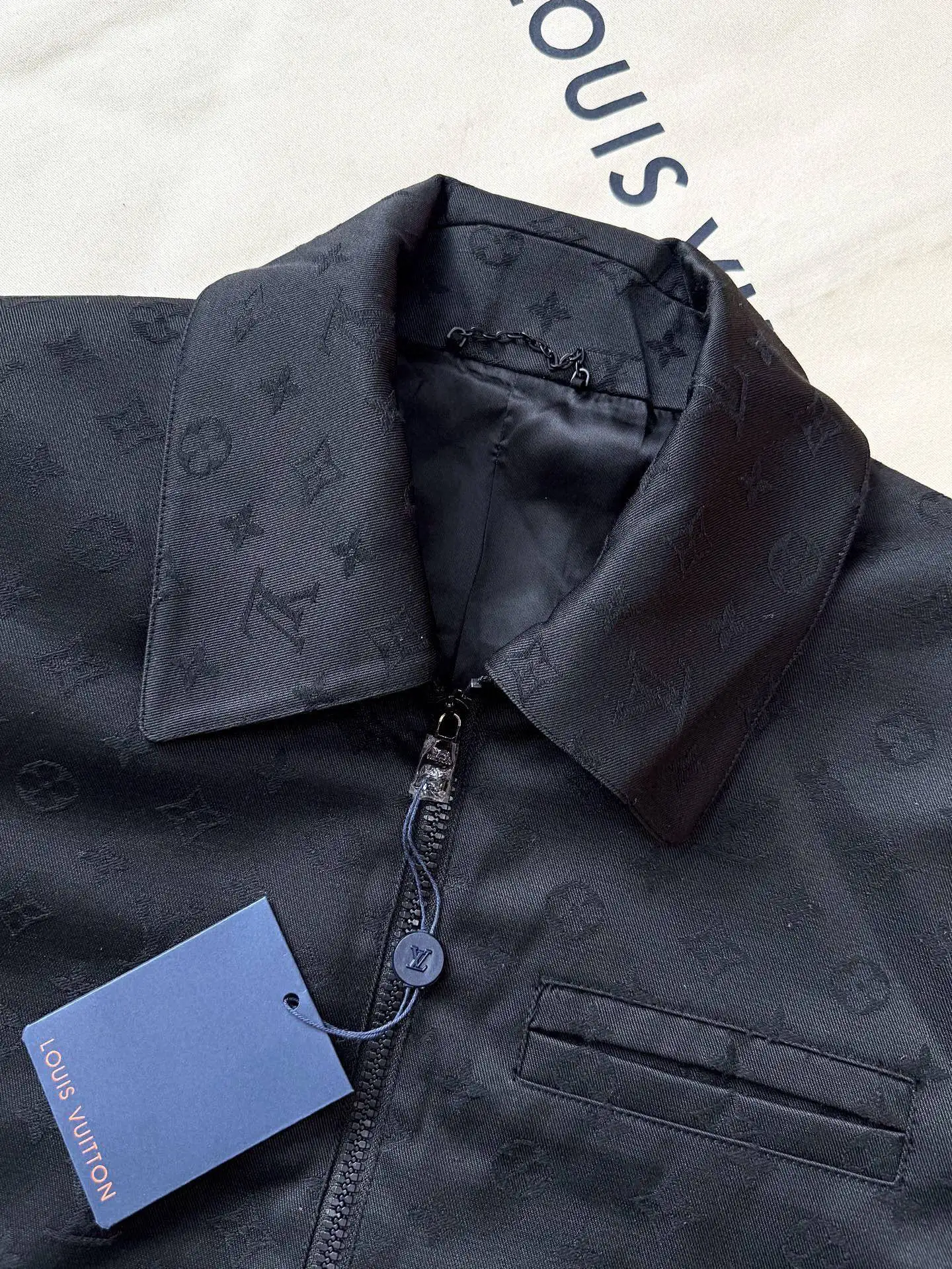 Monogram Jacquard Zip-Up Blouson Jacket D40015145 — view 5