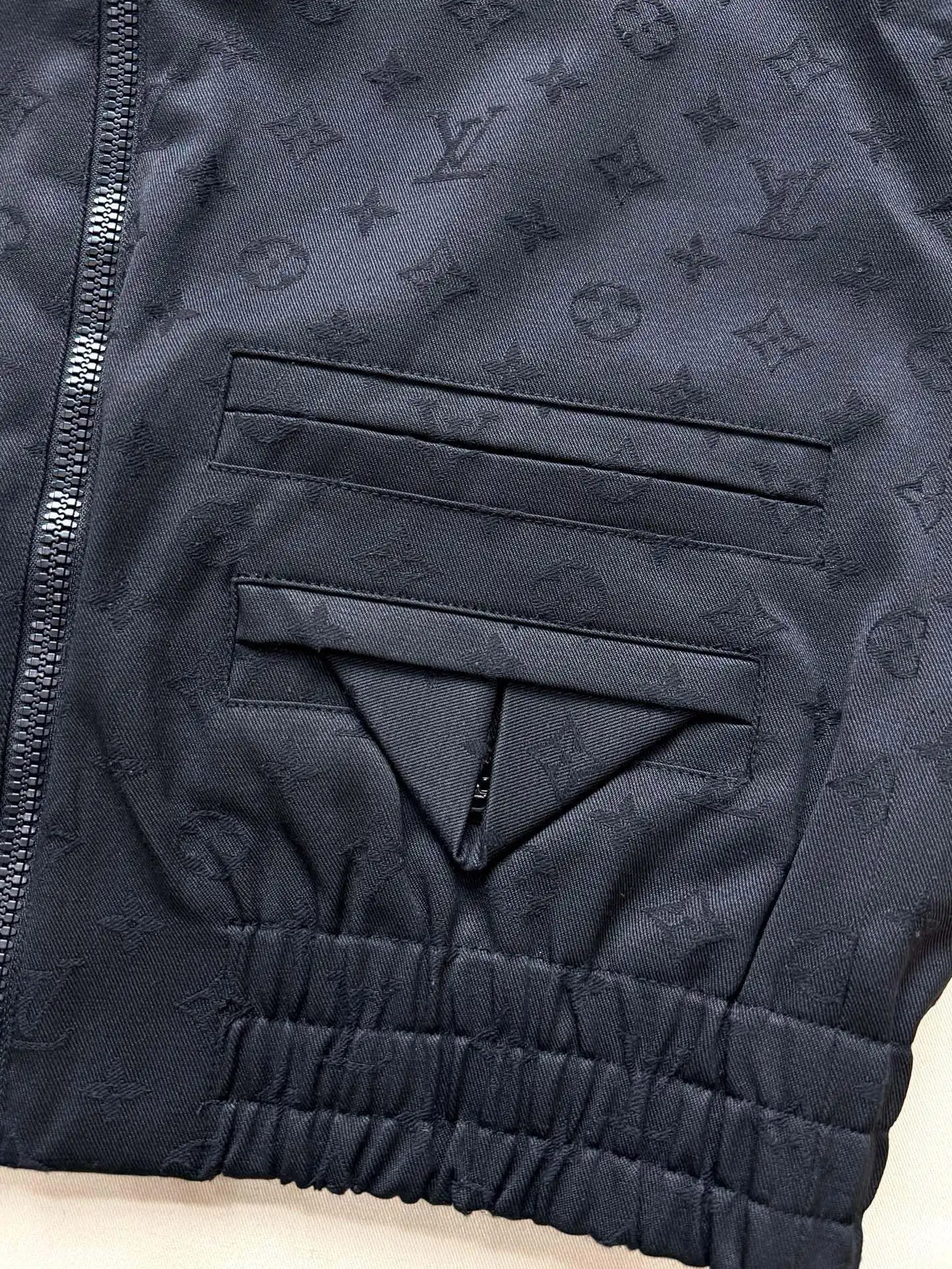 Monogram Jacquard Zip-Up Blouson Jacket D40015145 — view 7