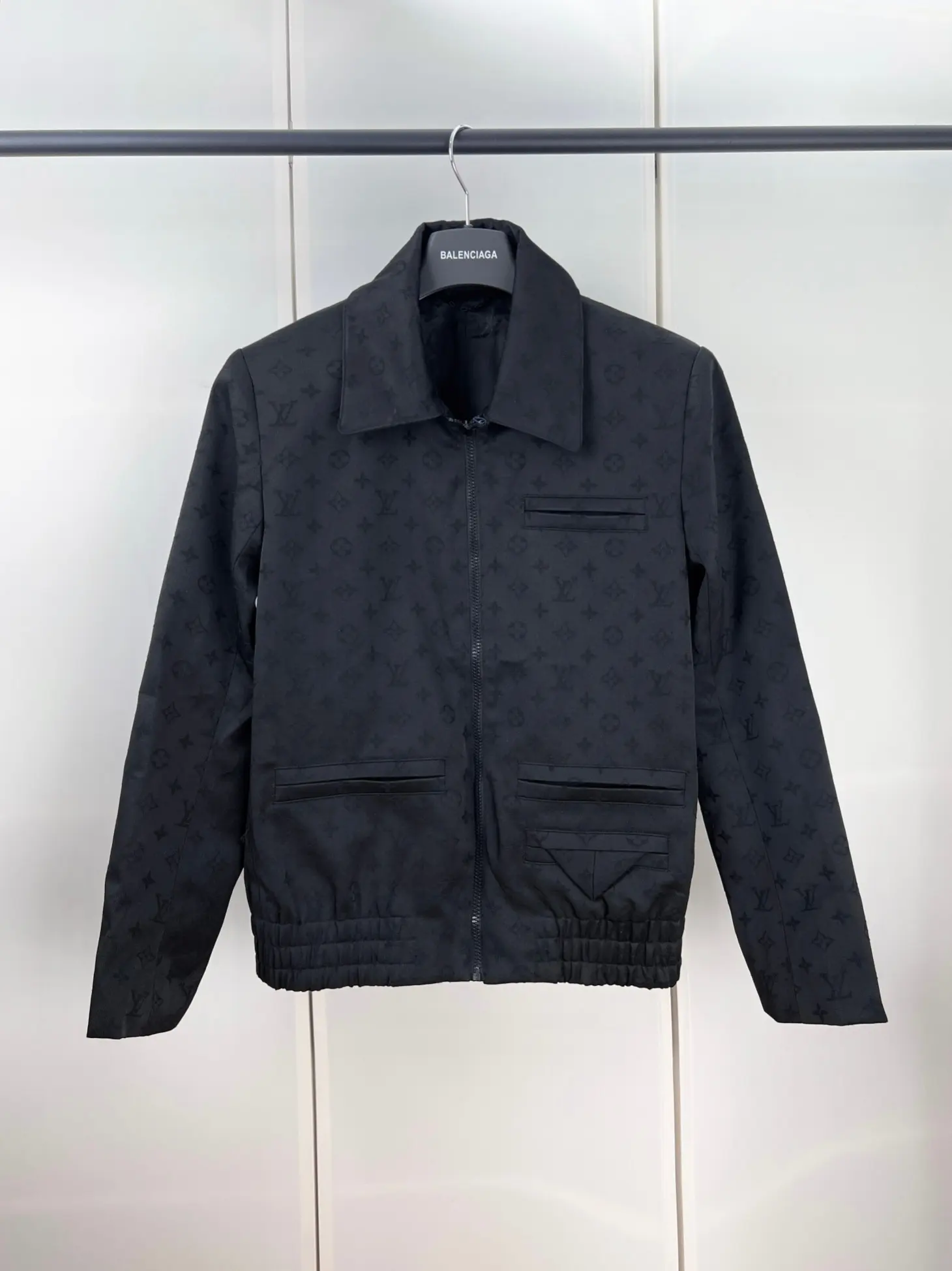 Monogram Jacquard Zip-Up Blouson Jacket D40015155