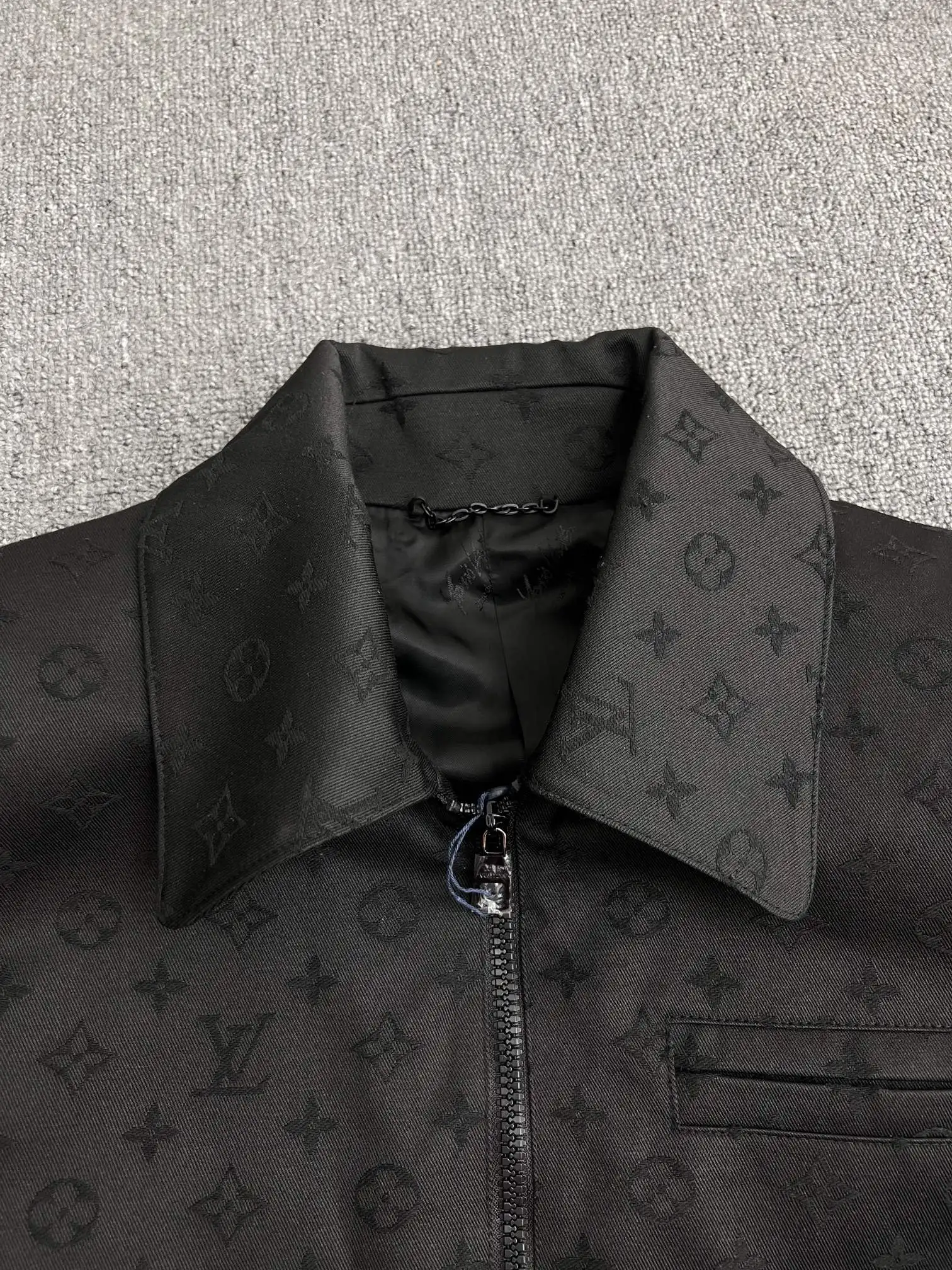 Monogram Jacquard Zip-Up Blouson Jacket D40015155 — view 3