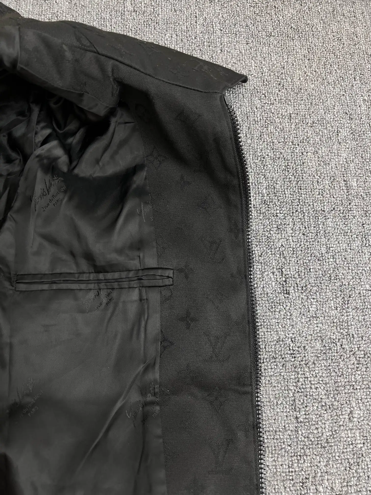 Monogram Jacquard Zip-Up Blouson Jacket D40015155 — view 5