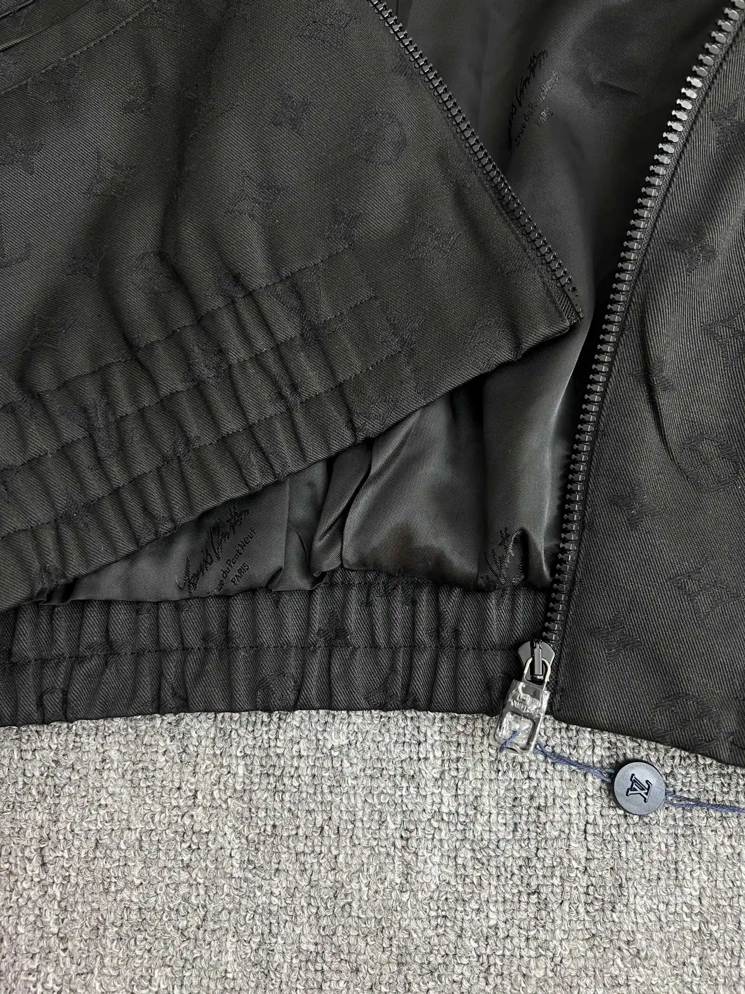 Monogram Jacquard Zip-Up Blouson Jacket D40015155 — view 6