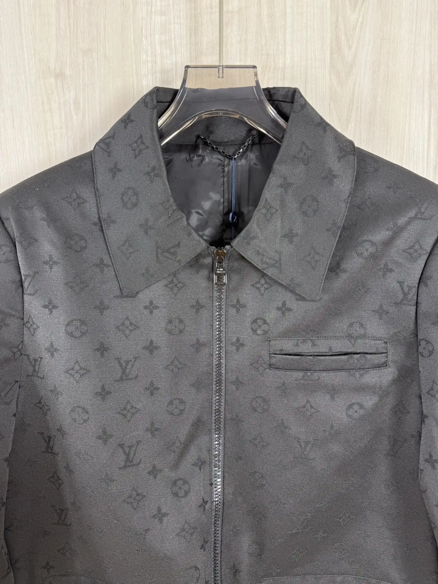 Monogram Jacquard Zip-Up Blouson Jacket D40015150 — view 3