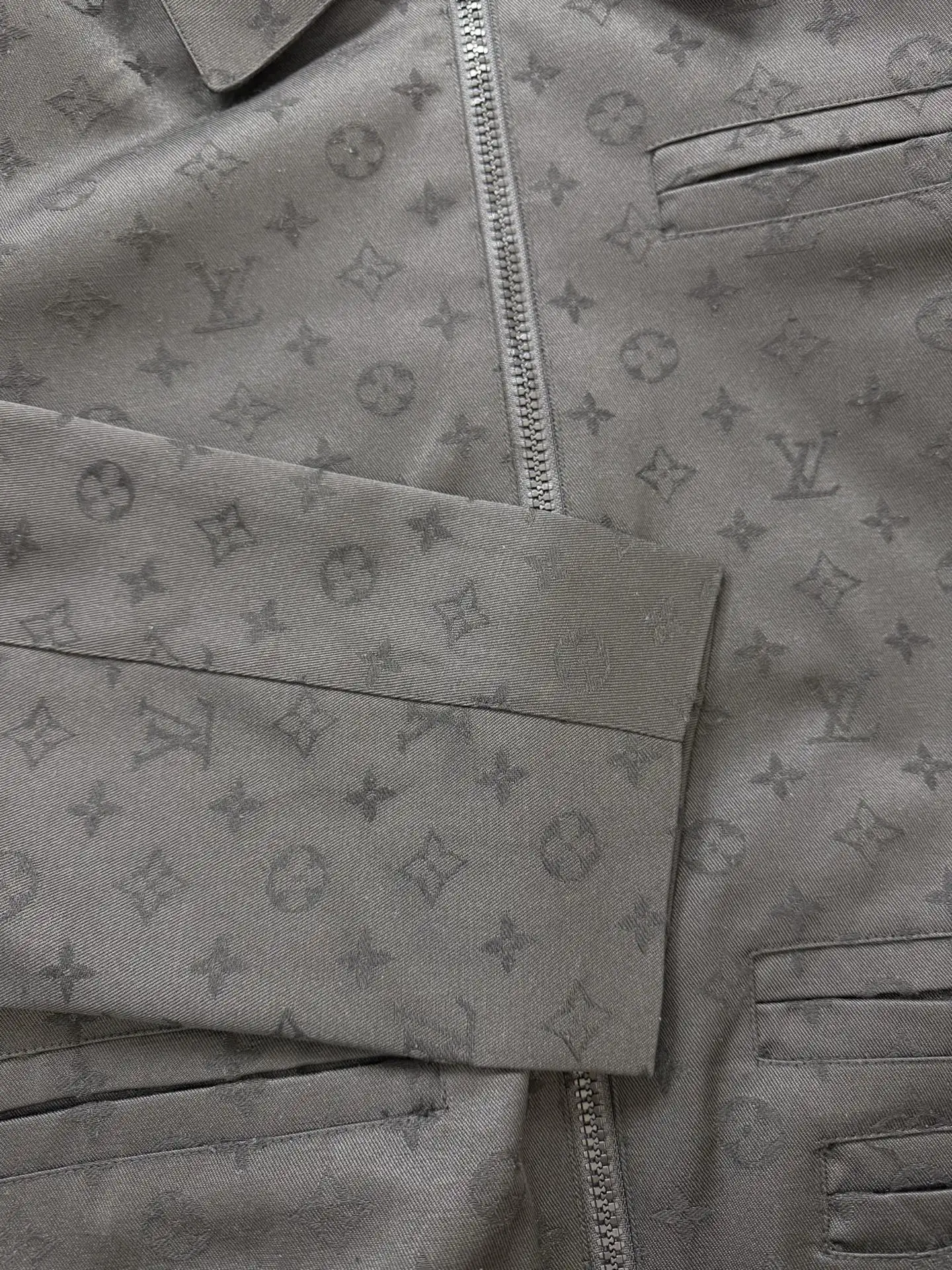 Monogram Jacquard Zip-Up Blouson Jacket D40015150 — view 4