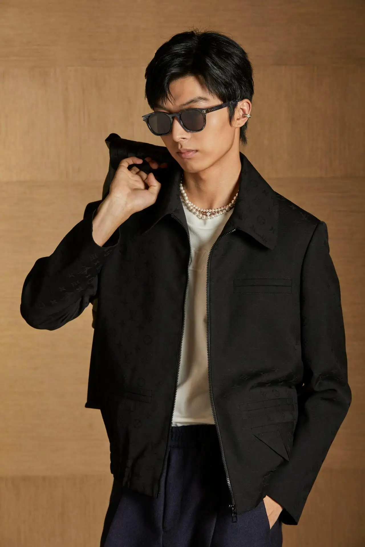 Monogram Jacquard Harrington Jacket D40015146 — view 7