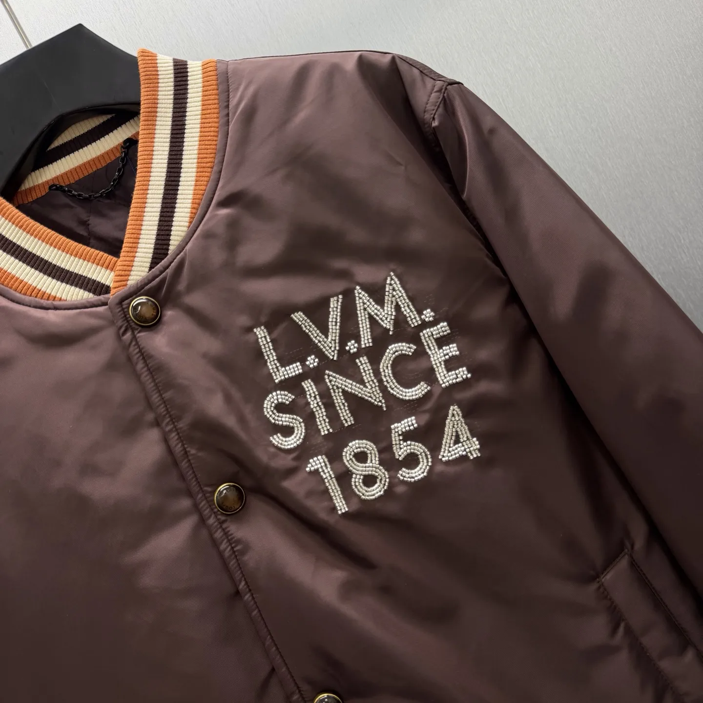 Embroidered Logo Bomber Jacket D40014574 — view 3