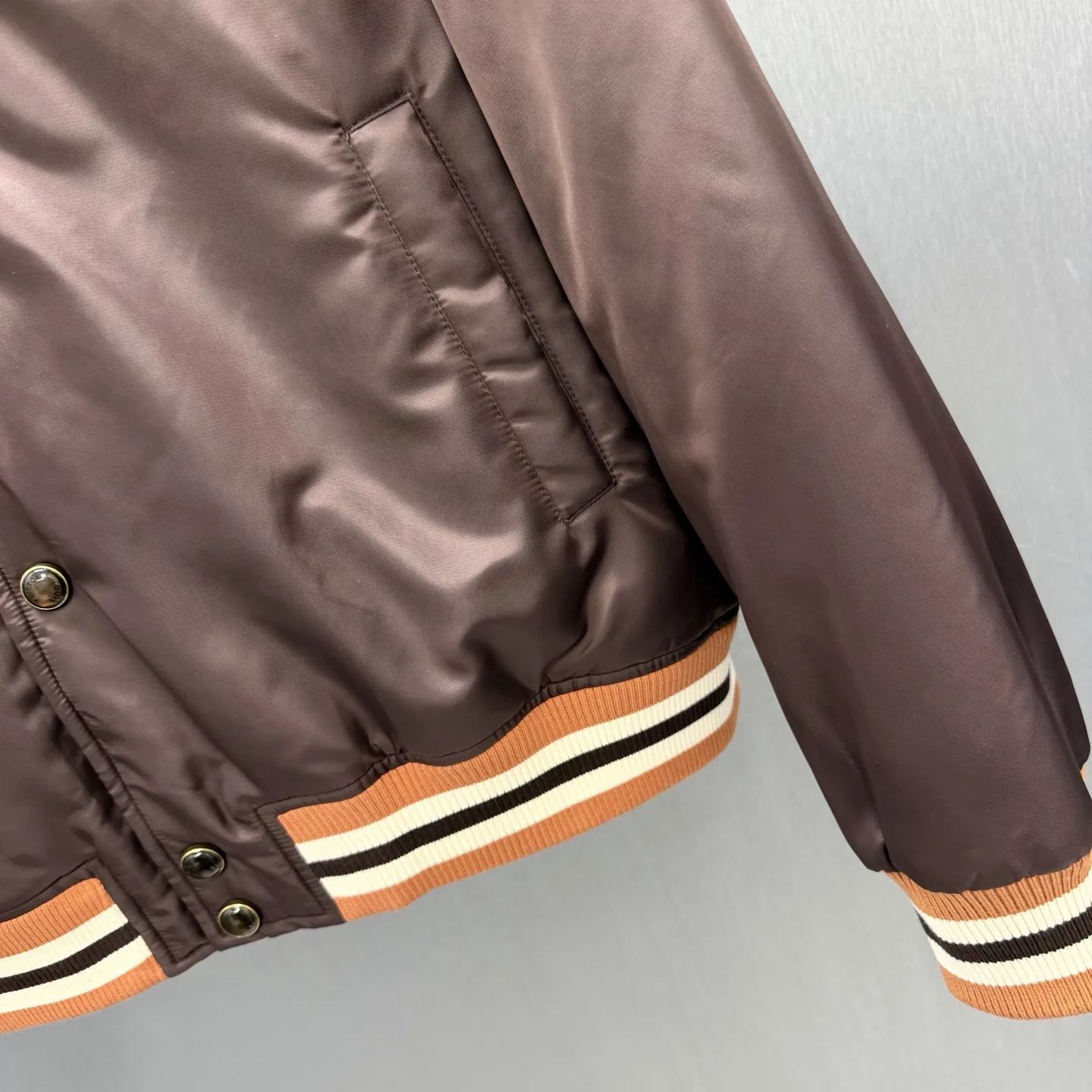 Embroidered Logo Bomber Jacket D40014574 — view 5