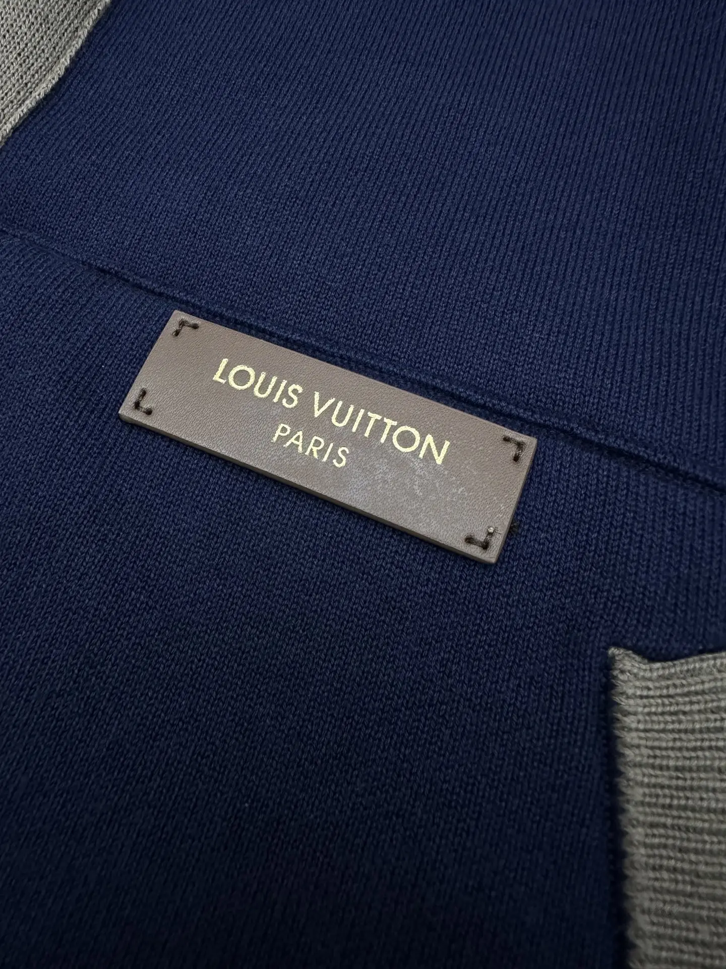Louis Vuitton Contrast-Trim Cotton Bomber Jacket D40522641 — view 8