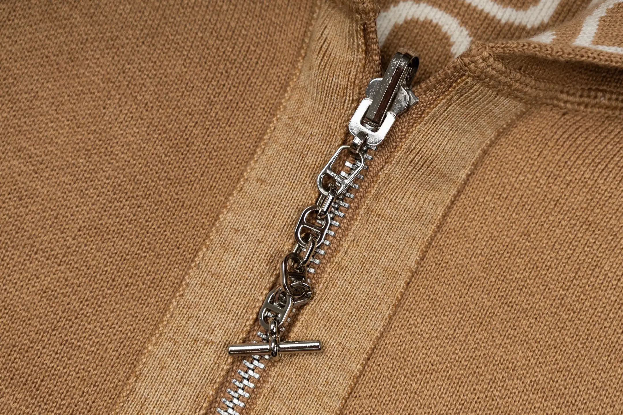 Reversible Chaine d'Ancre Jacquard Cashmere Hoodie D41022340 — view 4