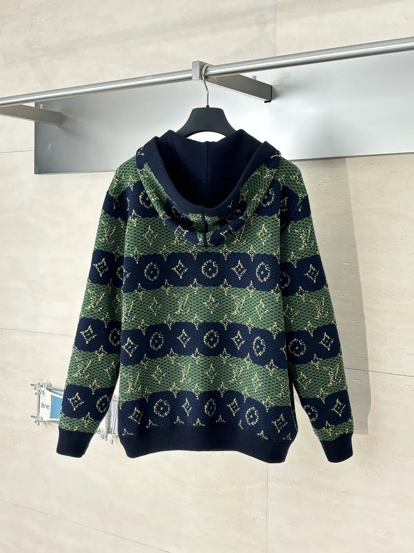 Reversible Monogram Jacquard Knit Hoodie D41521992 — view 4