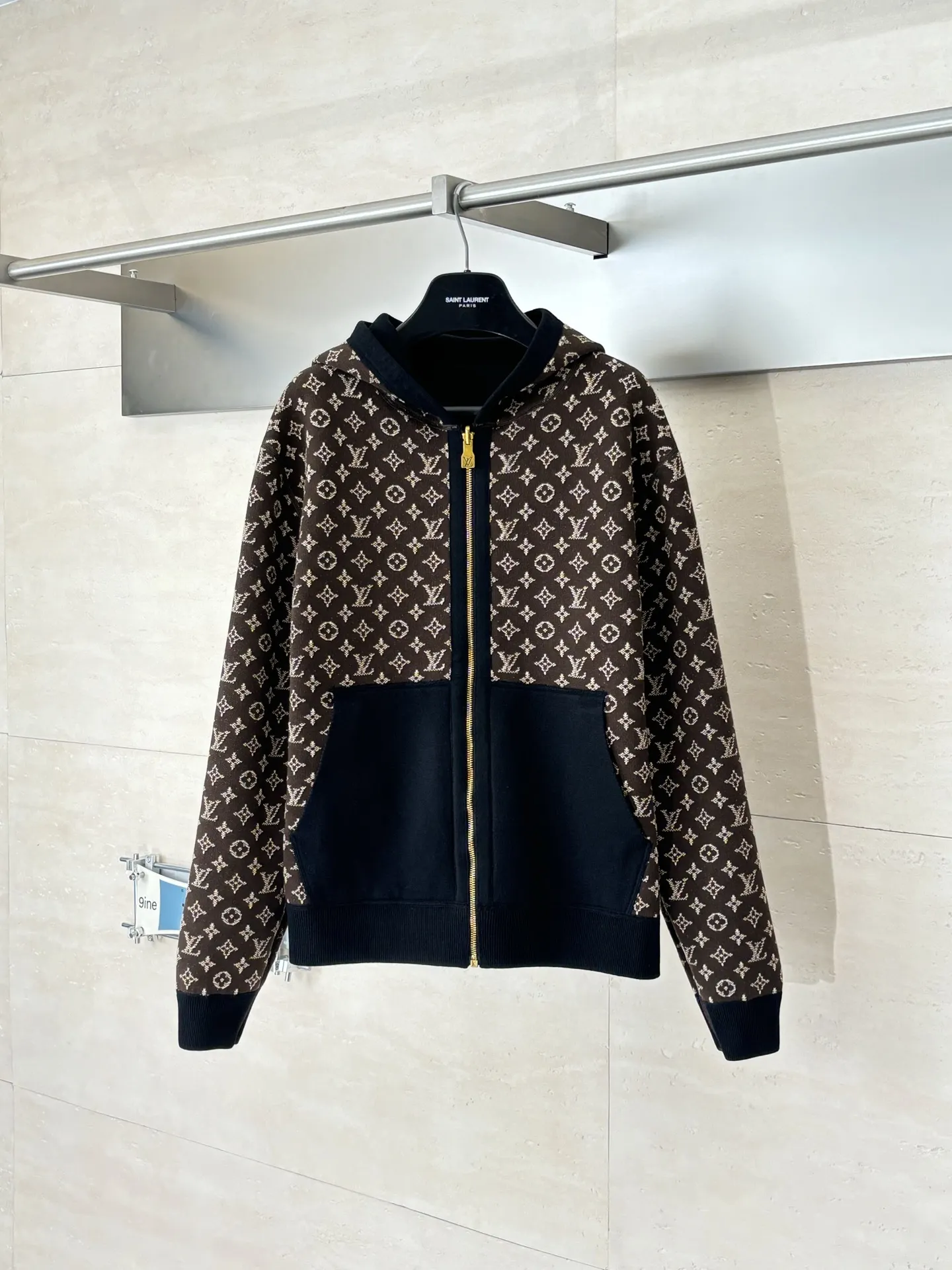 Reversible Monogram Jacquard Knit Cardigan D41521993 — view 3