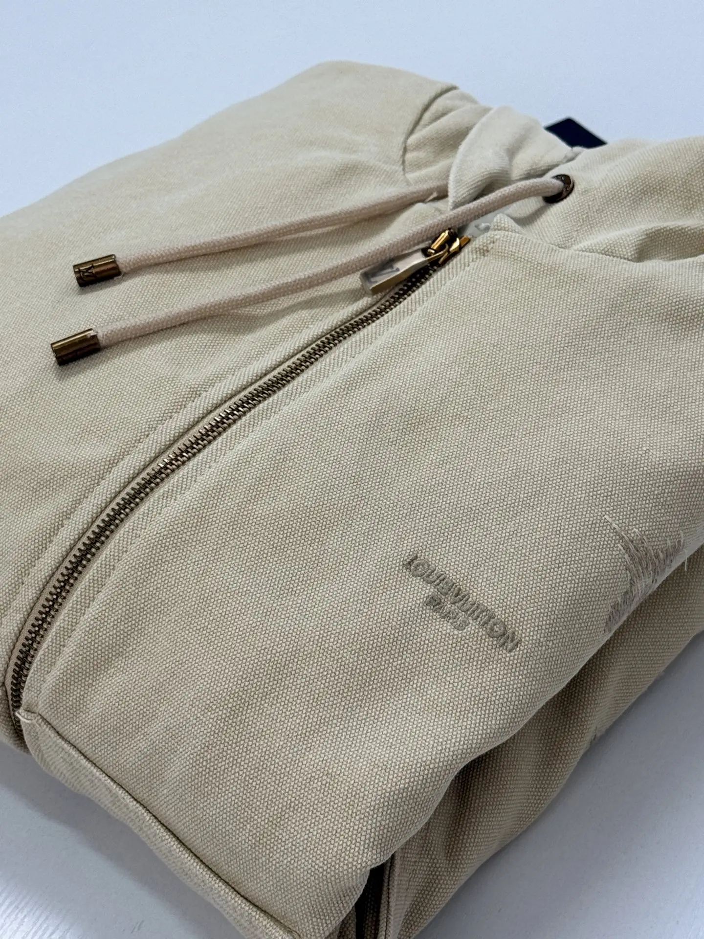 Embroidered Washed Canvas Hooded Jacket D42022022 — view 13