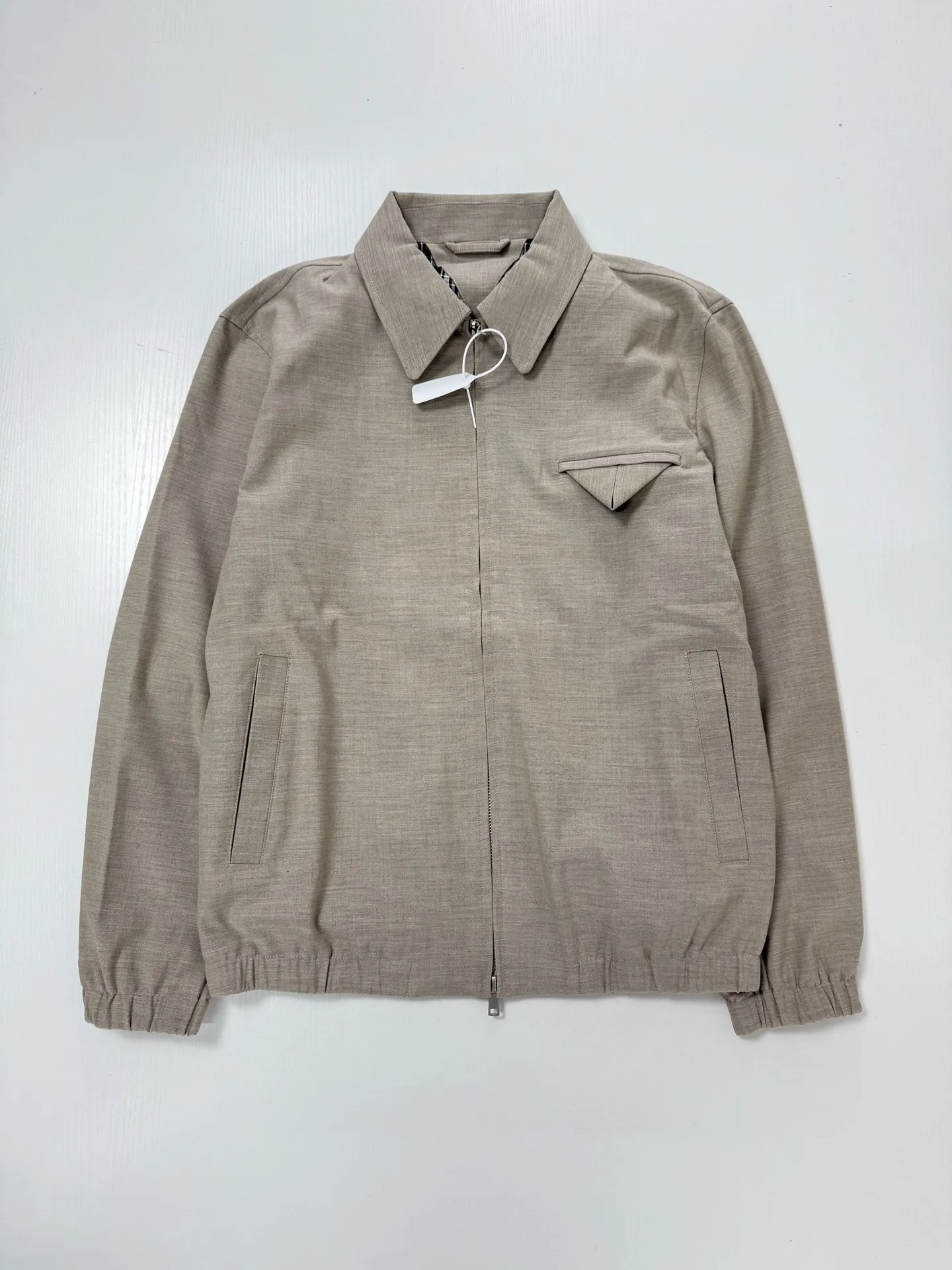 Triangle Pocket Zip-Up Blouson Jacket D42022019 — view 3