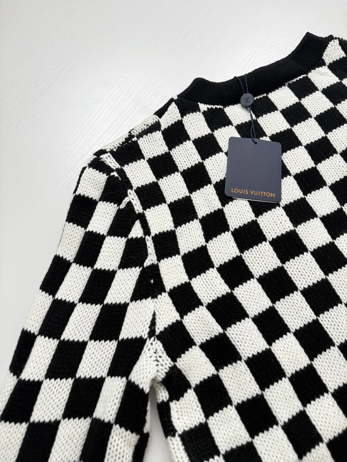 Damier Embroidered Knit Cardigan D42521995 — view 10