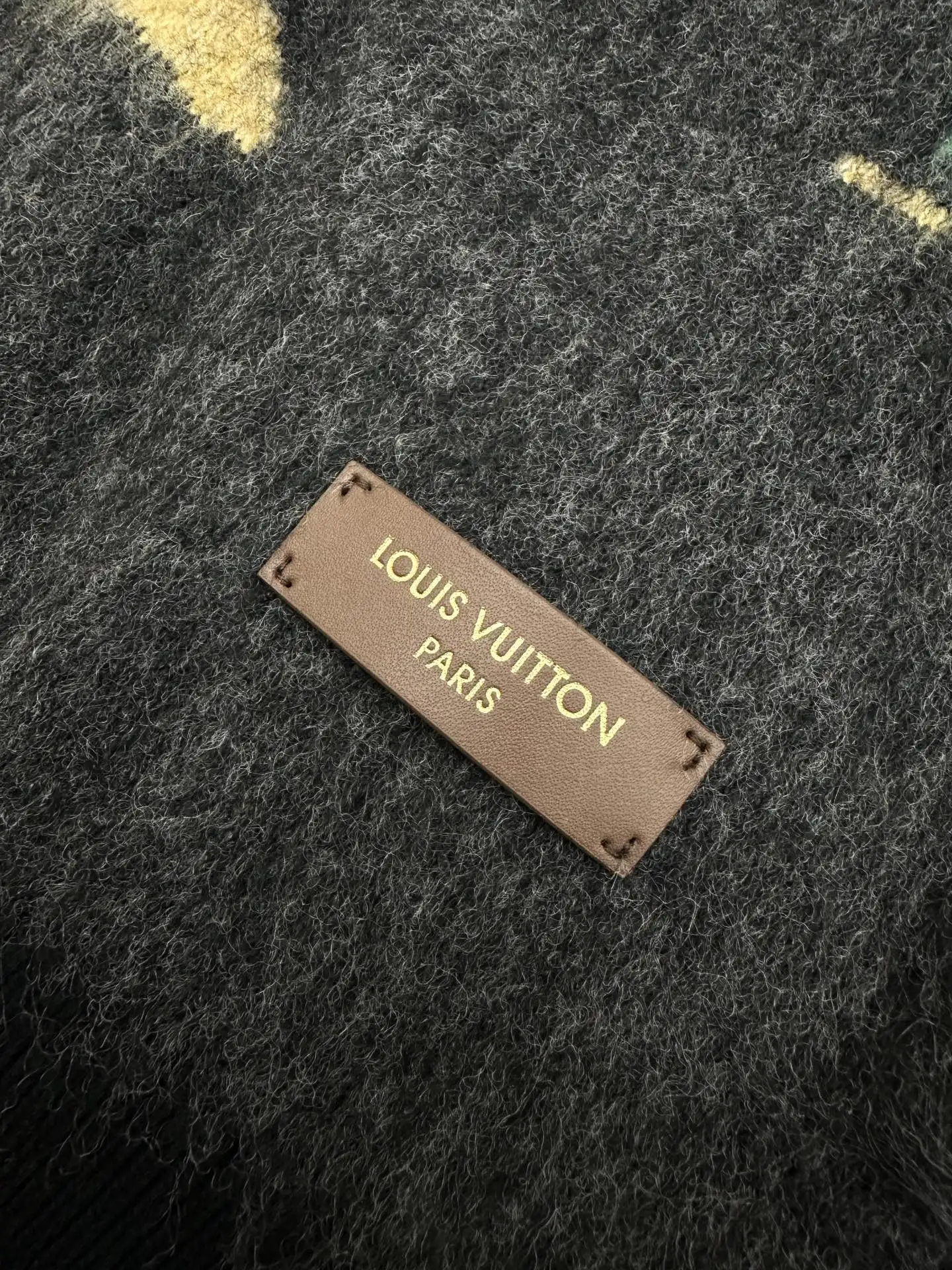 Monogram Highlands Jacquard Mohair-Blend Half-Zip Sweater D42522640 — view 7