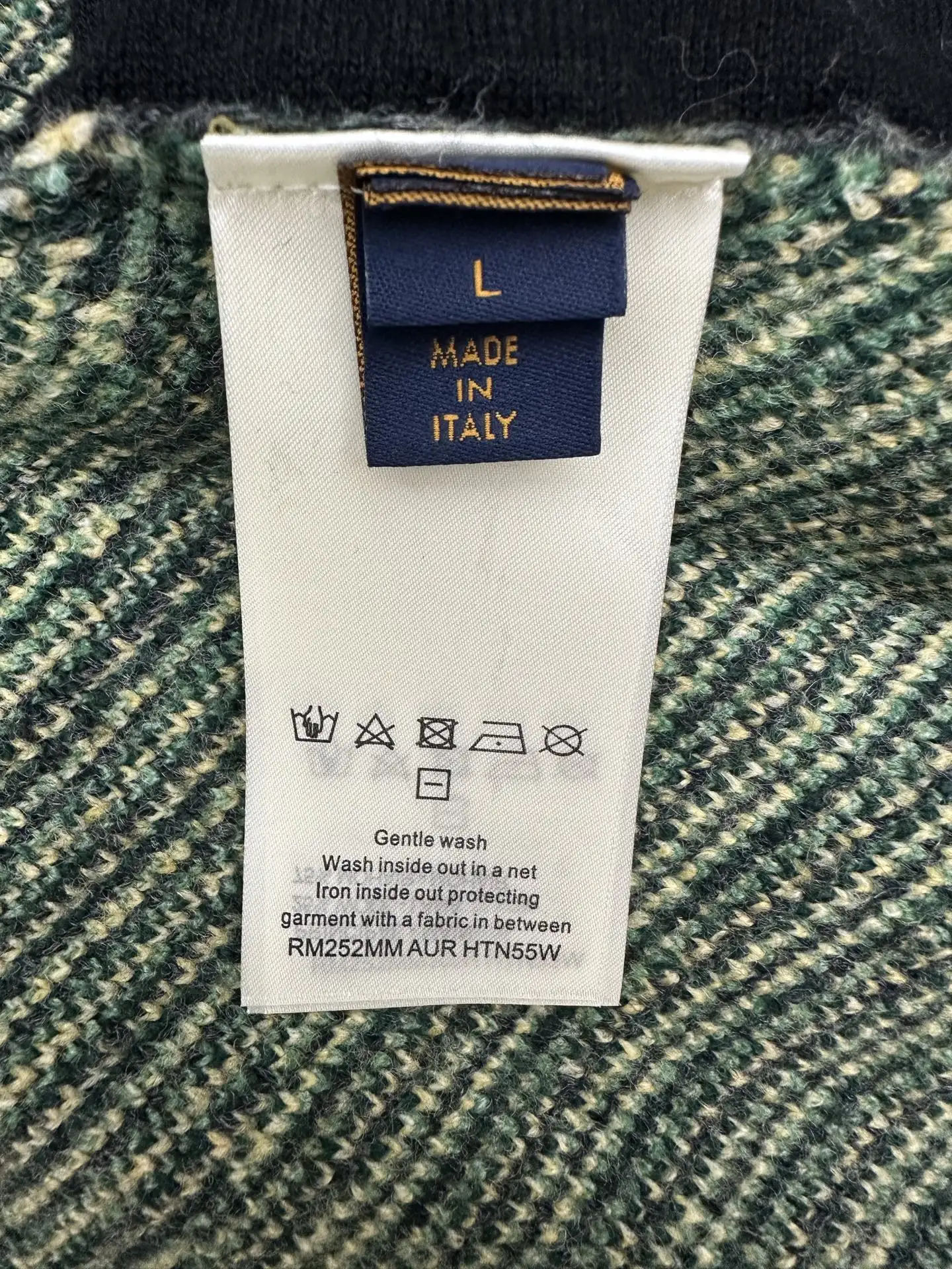 Monogram Highlands Jacquard Mohair-Blend Half-Zip Sweater D42522640 — view 9