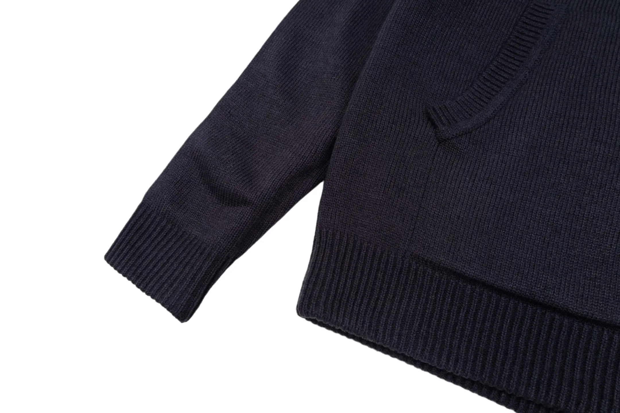 Reversible Monogram Jacquard Wool Zip-Up Cardigan D43022493 — view 6
