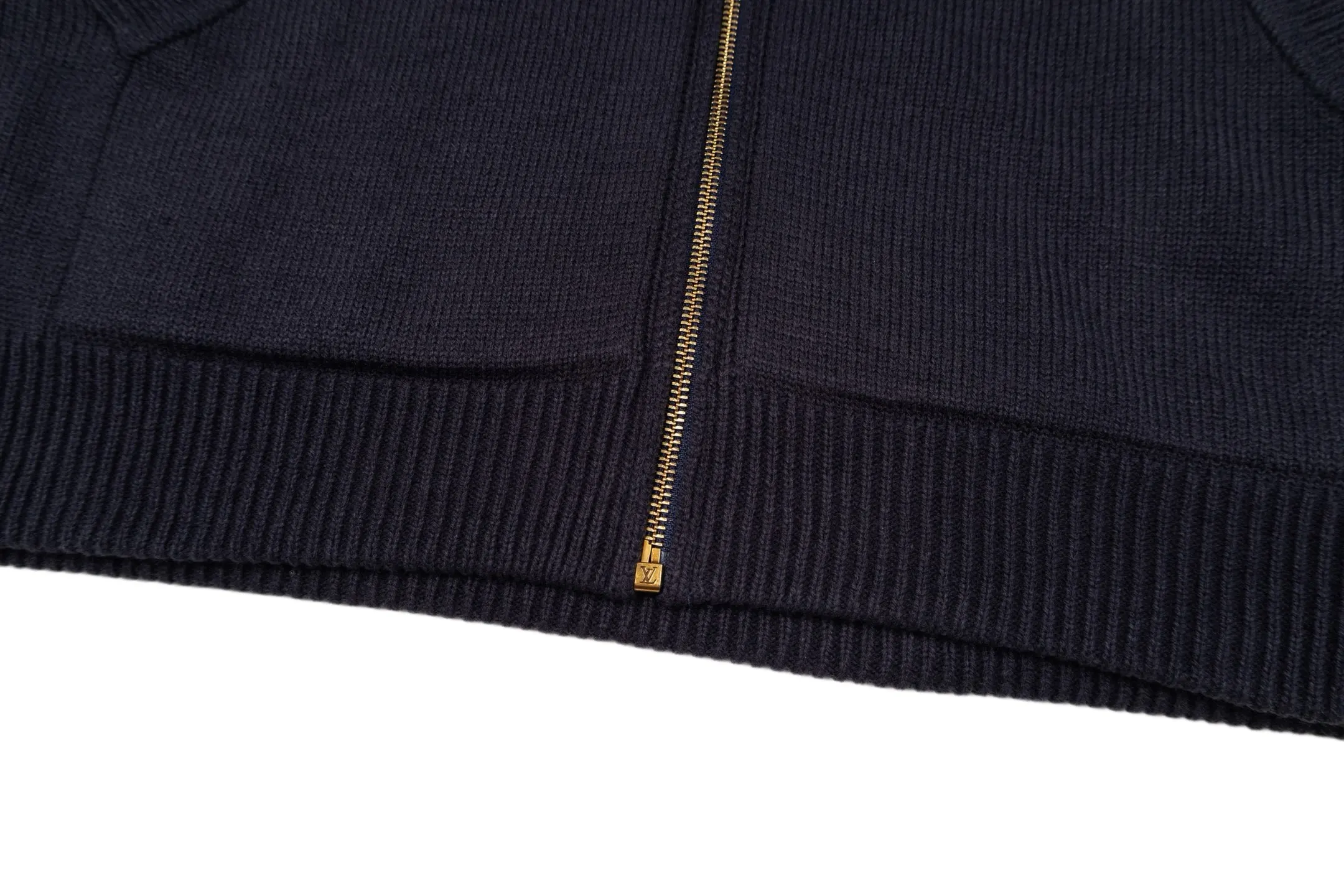 Reversible Monogram Jacquard Wool Zip-Up Cardigan D43022493 — view 8