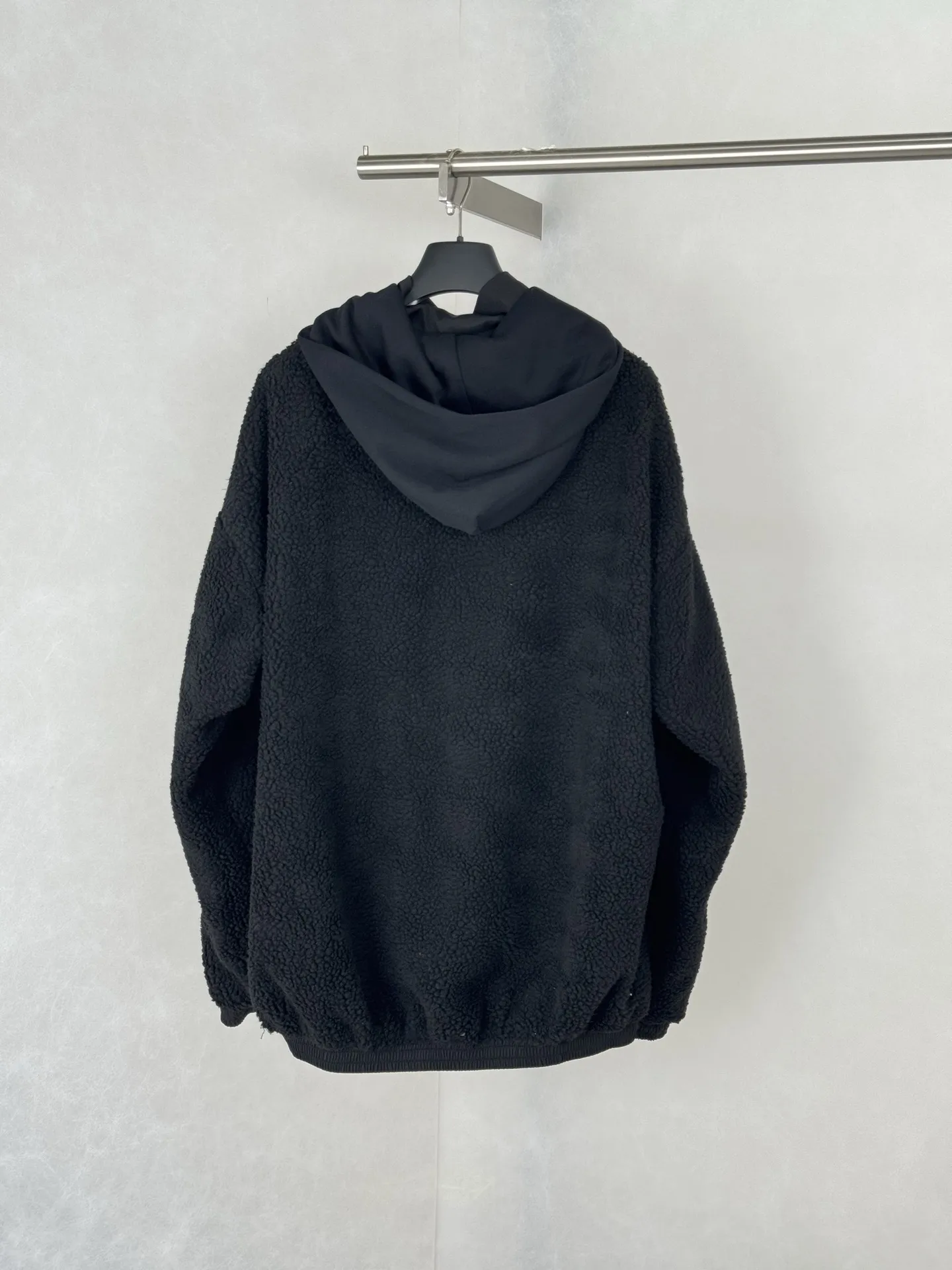 Reversible Reflective Fleece Hooded Jacket D43020490 — view 5
