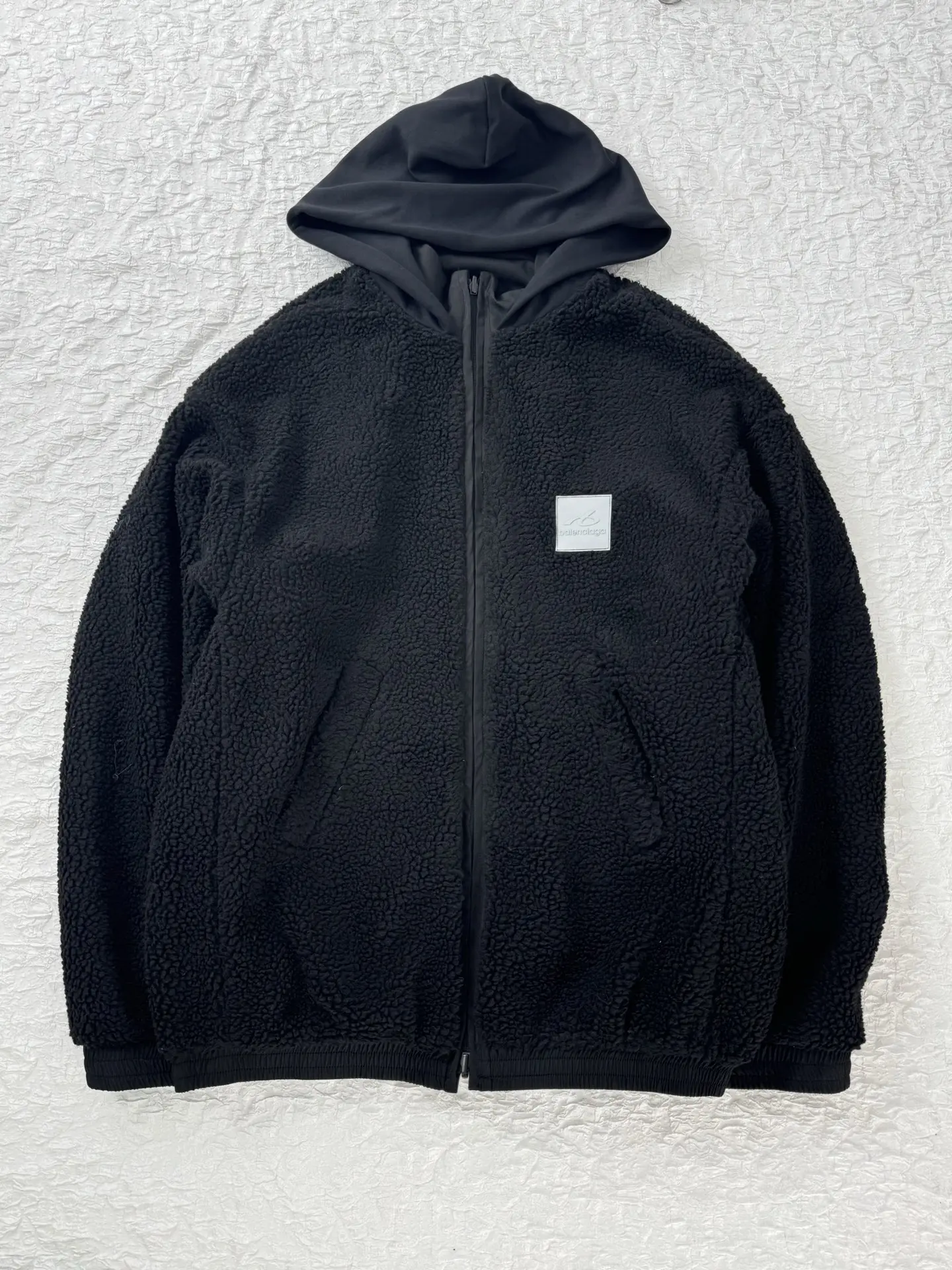 Reversible Reflective Fleece Hooded Jacket D43020490 — view 6