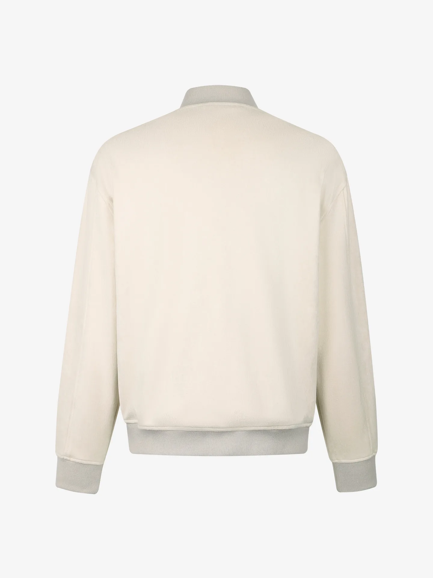 Embroidered Faux-Suede Bomber Jacket D43020530 — view 2
