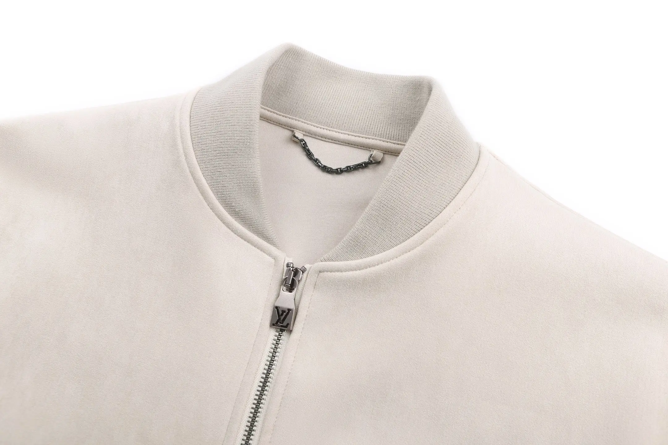 Embroidered Faux-Suede Bomber Jacket D43020530 — view 3