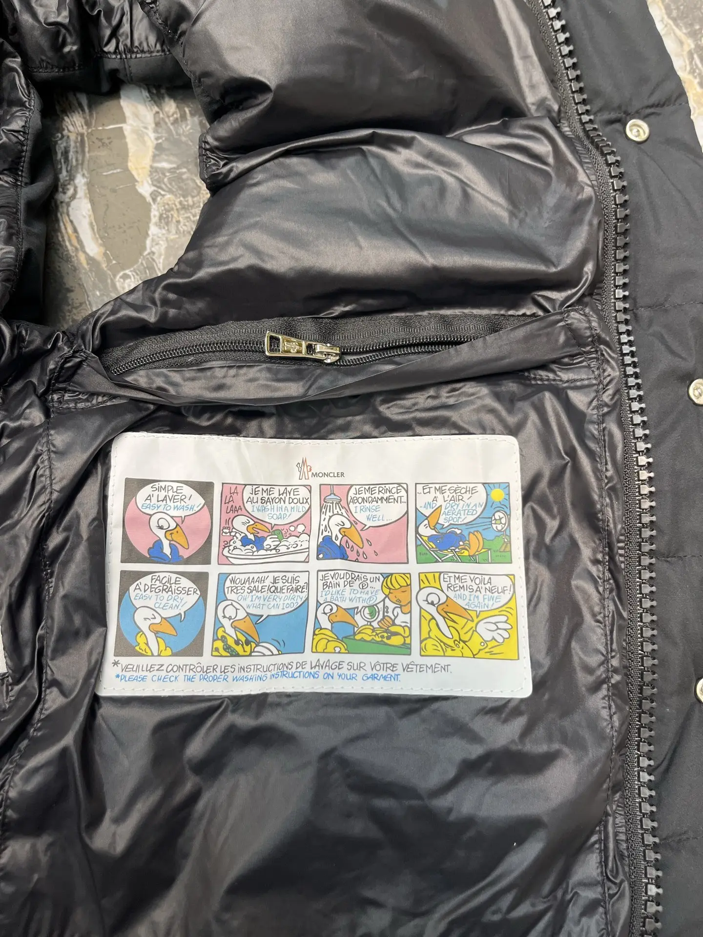Matte Quilted Down Gilet D47020378 — view 6
