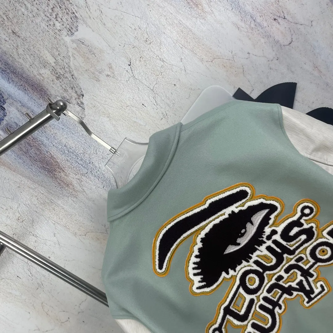 Embroidered Patchwork Wool-Blend Varsity Jacket D51024759 — view 10
