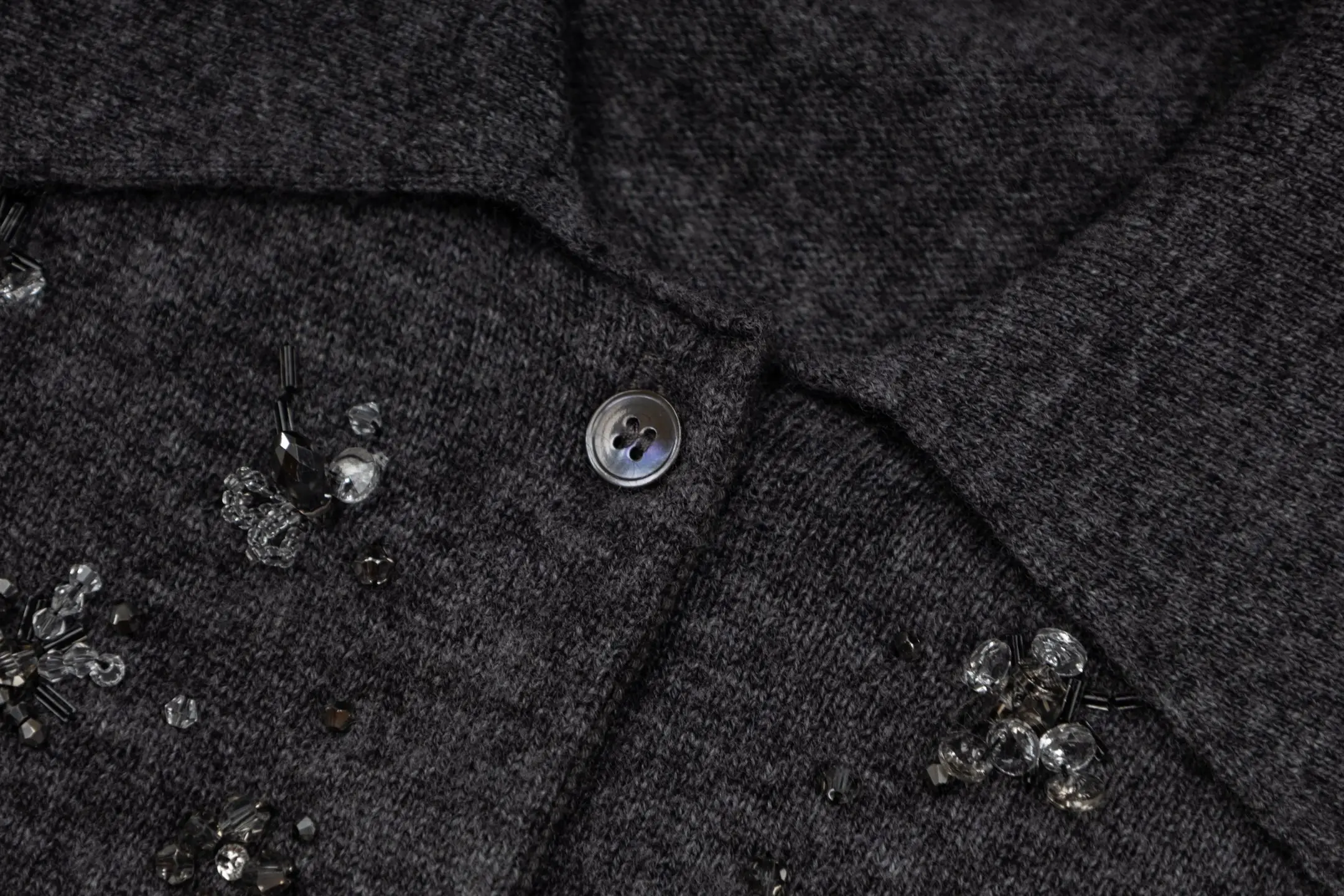 Embellished Cashmere Knit Cardigan D59022337 — view 4