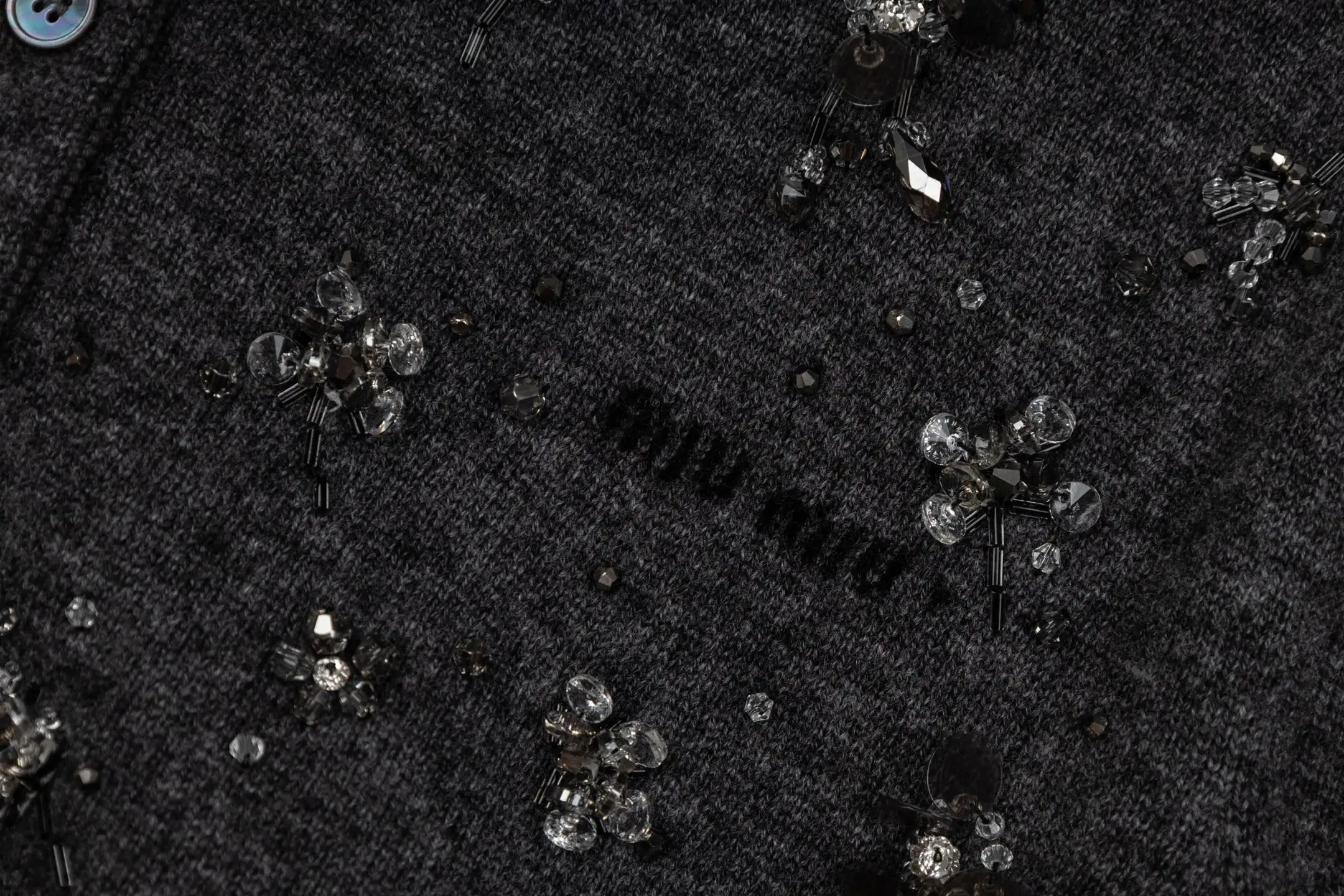 Embellished Cashmere Knit Cardigan D59022337 — view 5