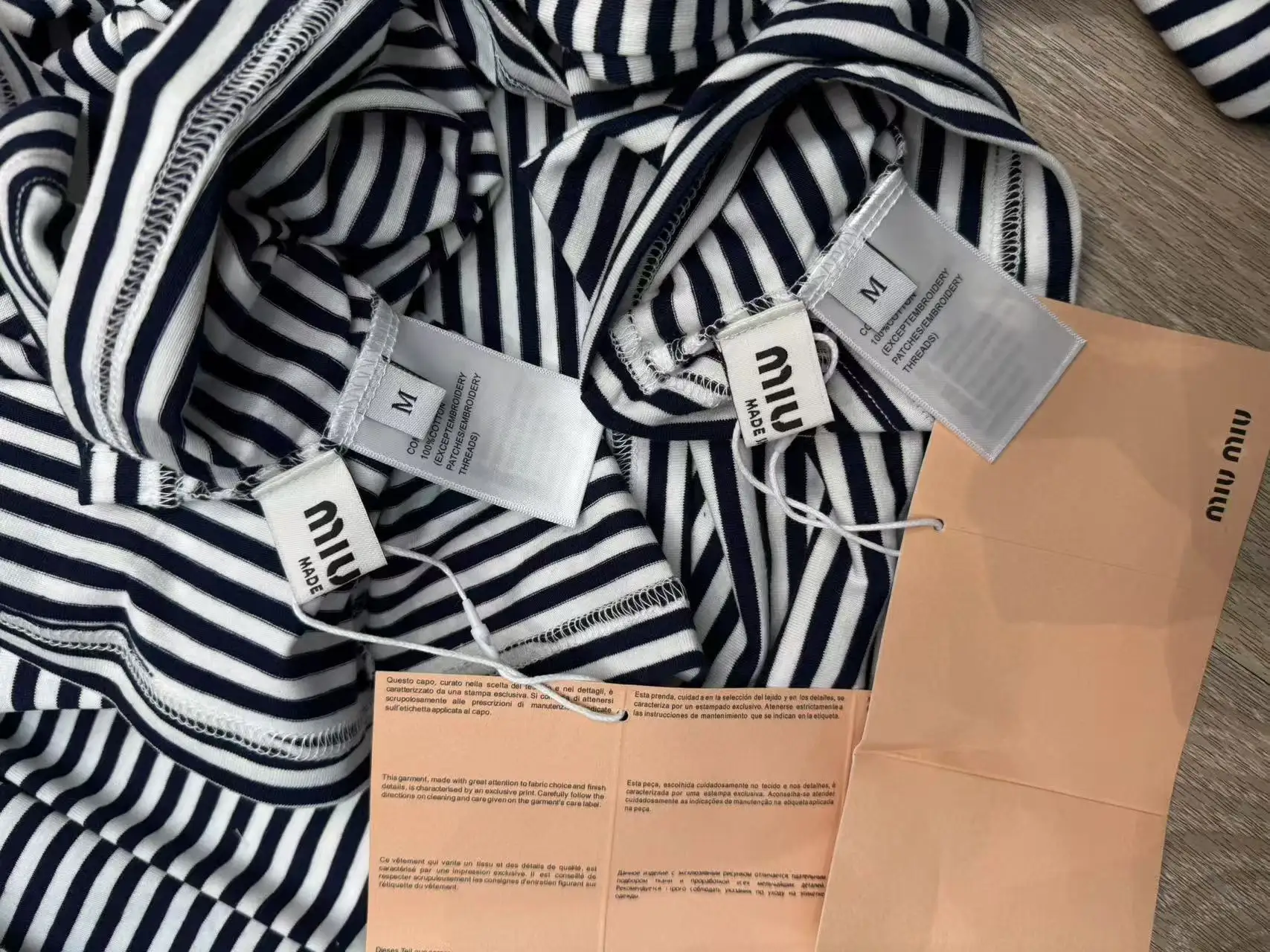 Embroidered Striped Long-Sleeve T-Shirt D6516081 — view 4
