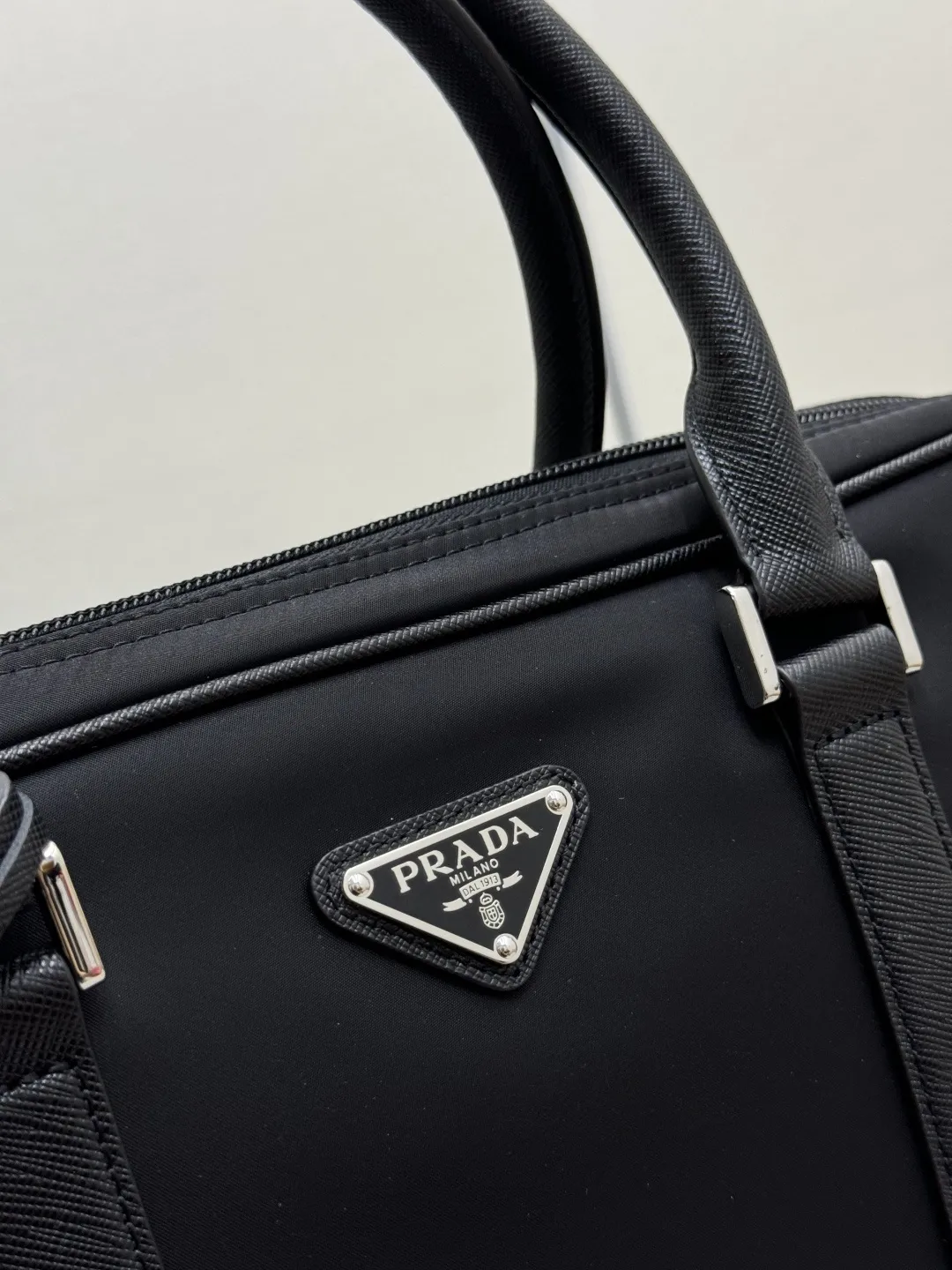Saffiano Leather & Nylon Briefcase D68018572 — view 7