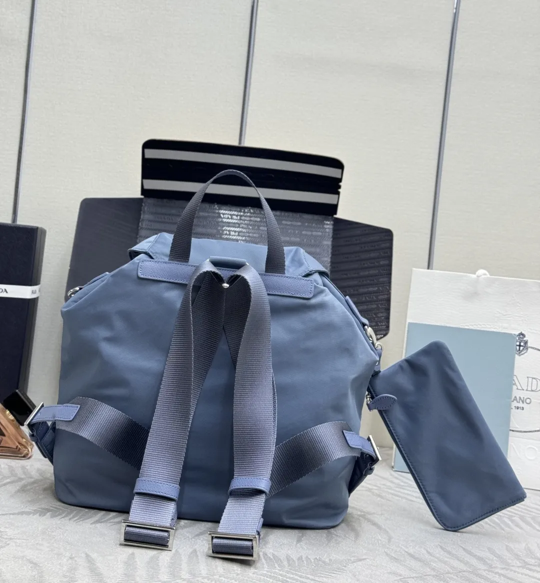 Nylon & Saffiano Leather Backpack D76018574 — view 2