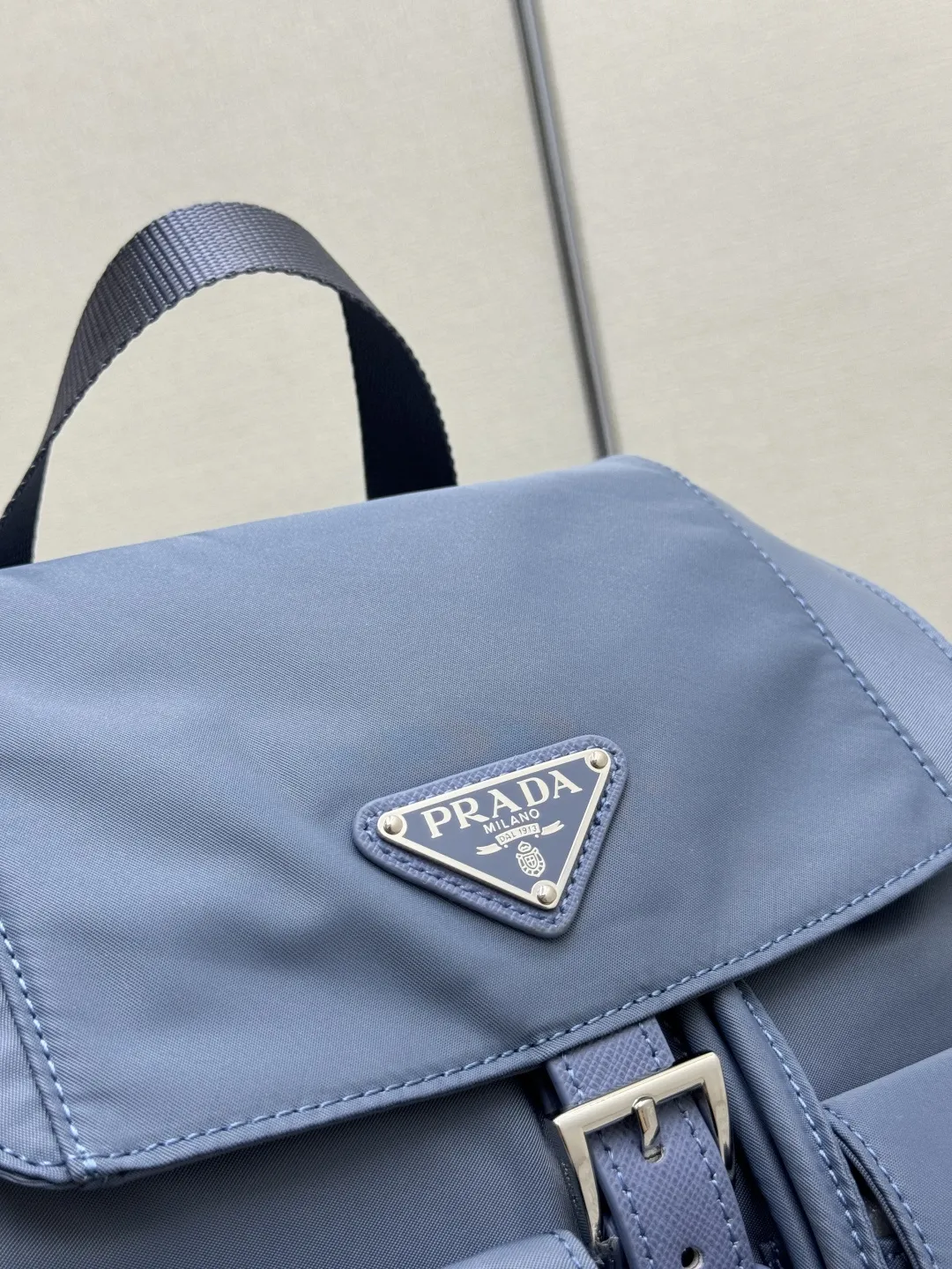 Nylon & Saffiano Leather Backpack D76018574 — view 7